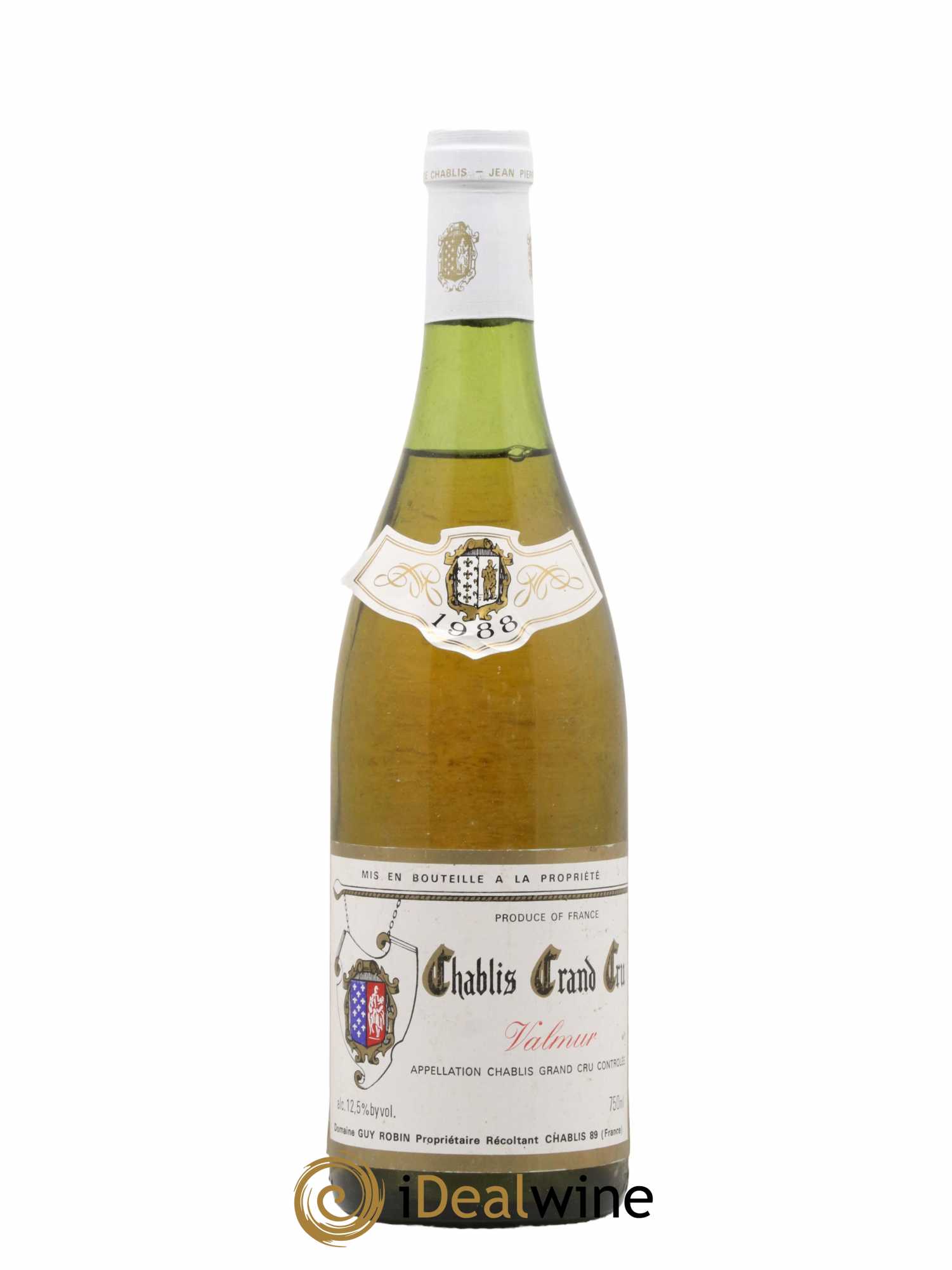 Chablis Grand Cru Valmur Guy Robin 1988 - Lot de 1 bouteille - 0