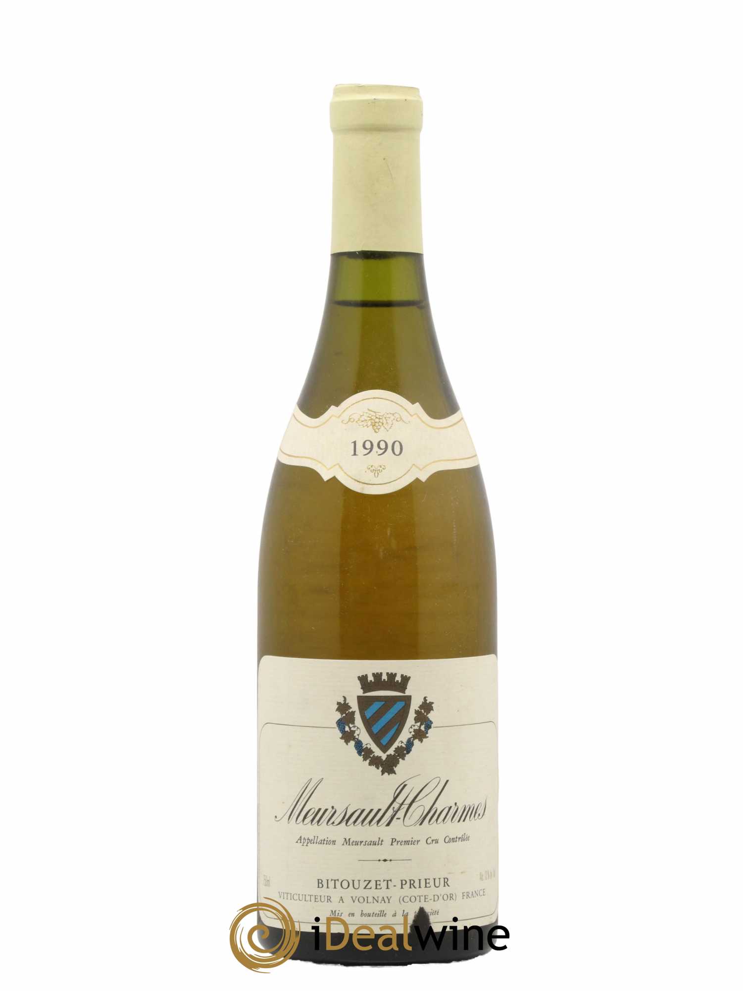 Meursault 1er Cru Charmes Bitouzet Prieur 1990 - Lot de 1 bouteille - 0