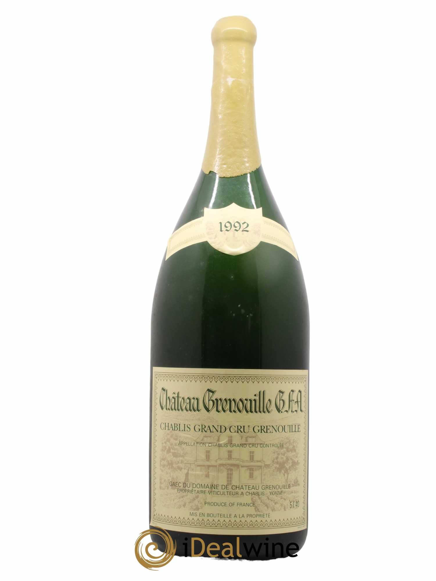 Chablis Grand Cru Grenouilles Château Grenouille - La Chablisienne 1992 - Lot de 1 mathusalem - 0