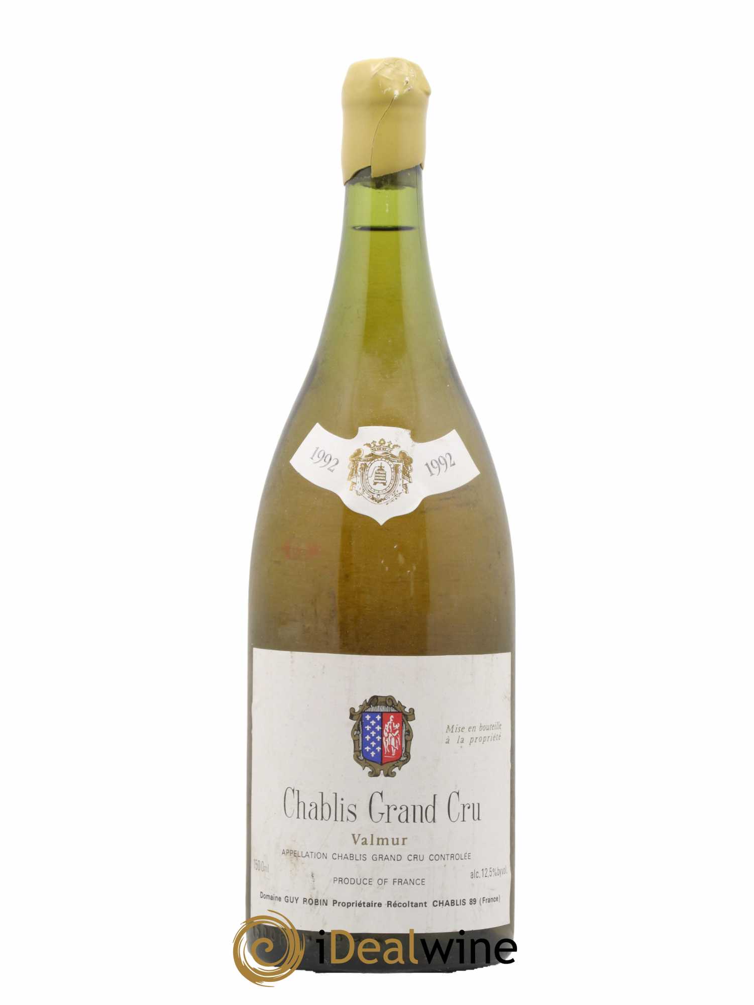 Chablis Grand Cru Valmur Guy Robin 1992 - Lot de 1 magnum - 0