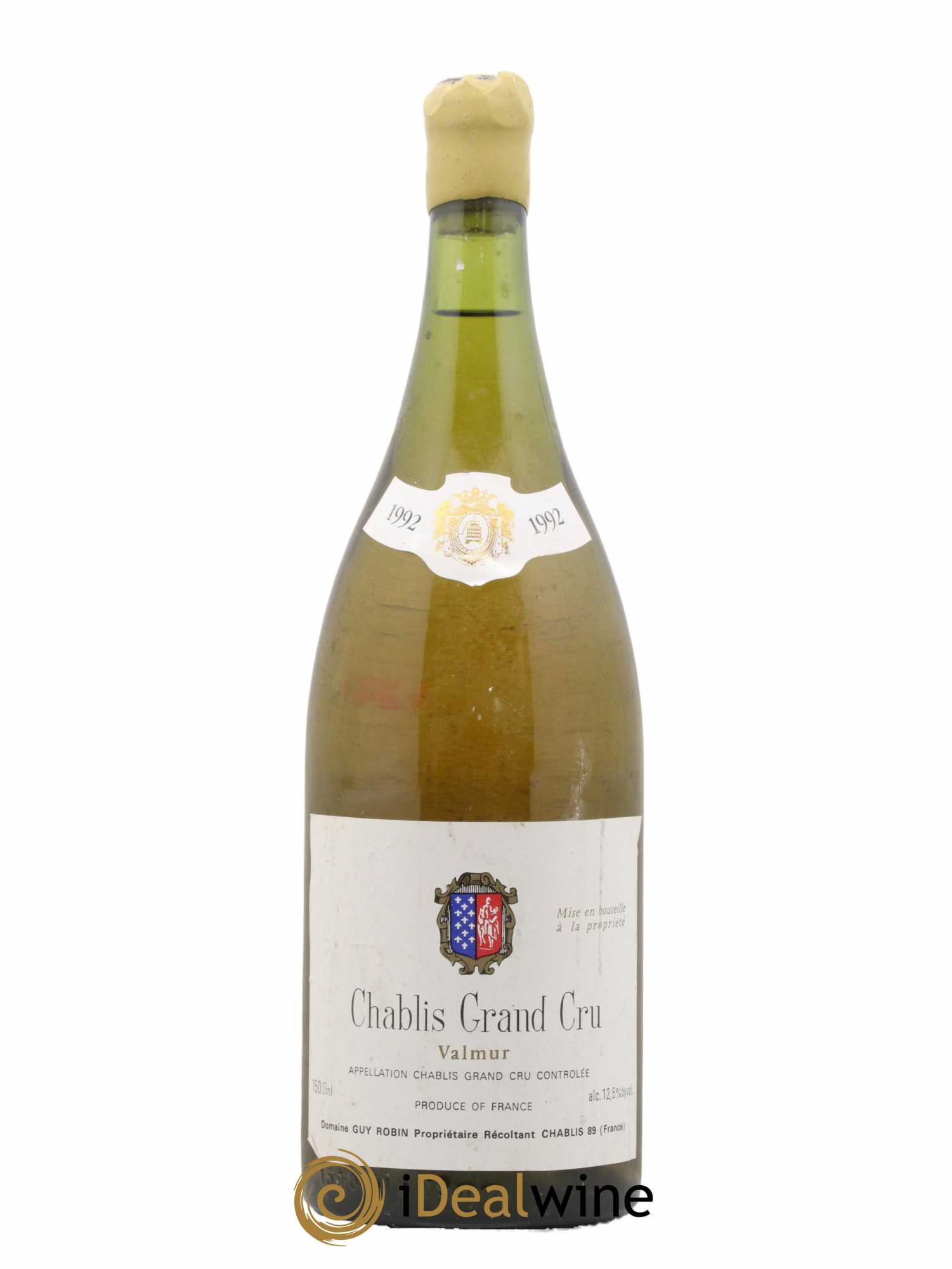 Chablis Grand Cru Valmur Guy Robin 1992 - Lot de 1 magnum - 0