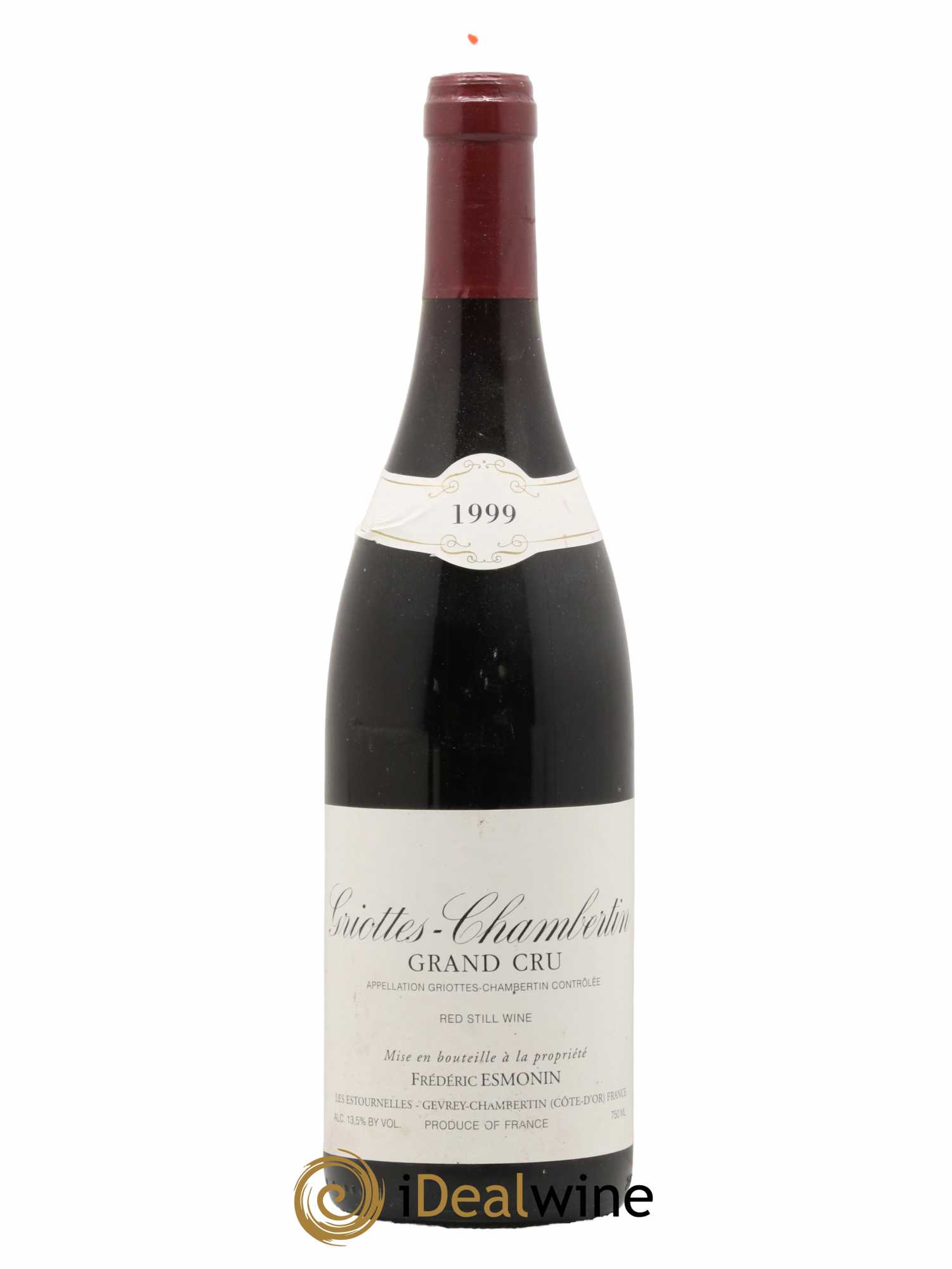 Griotte-Chambertin Grand Cru Frederic Esmonin 1999 - Lot de 1 bouteille - 0