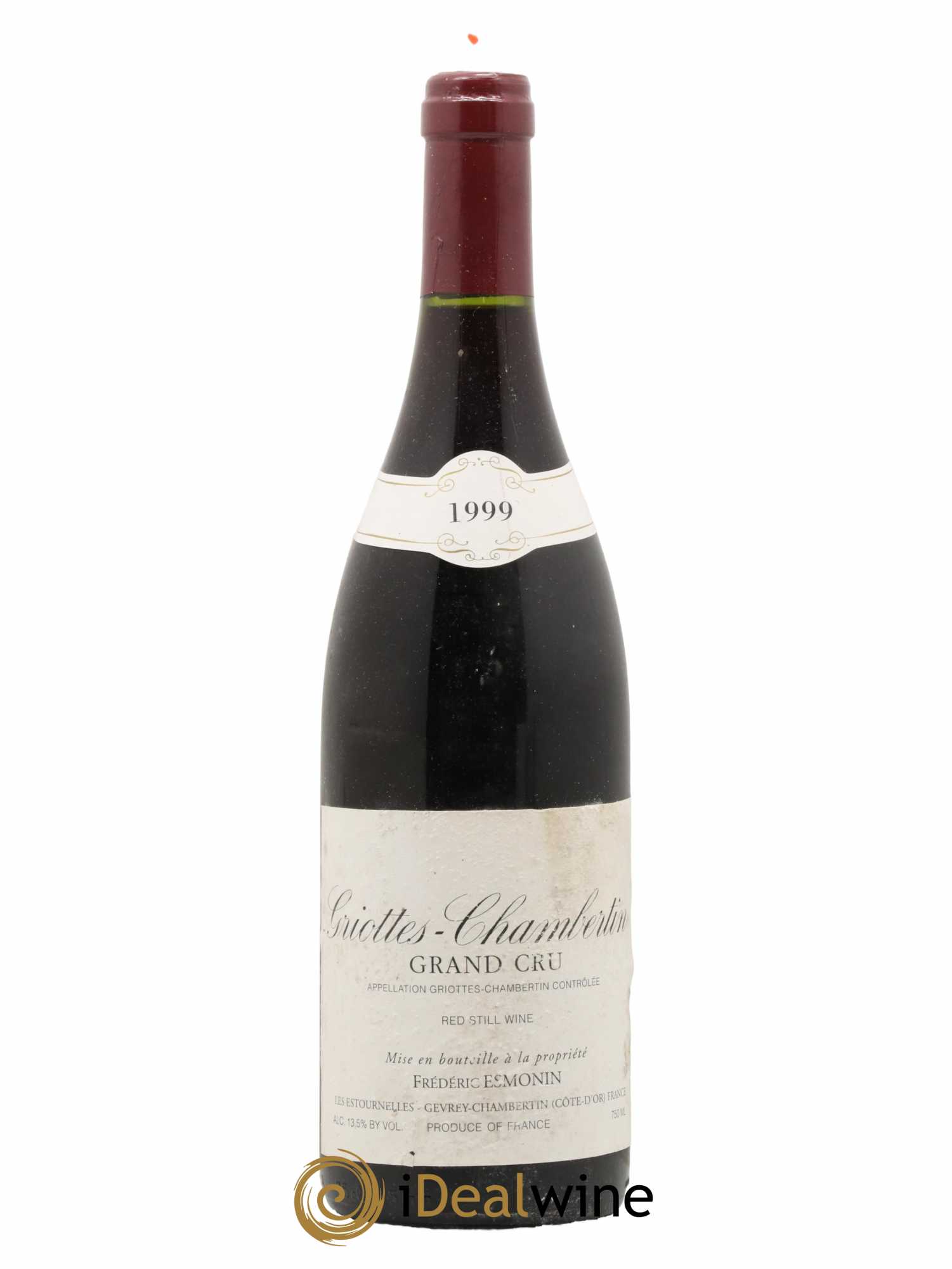Griotte-Chambertin Grand Cru Frederic Esmonin 1999 - Lot de 1 bouteille - 0