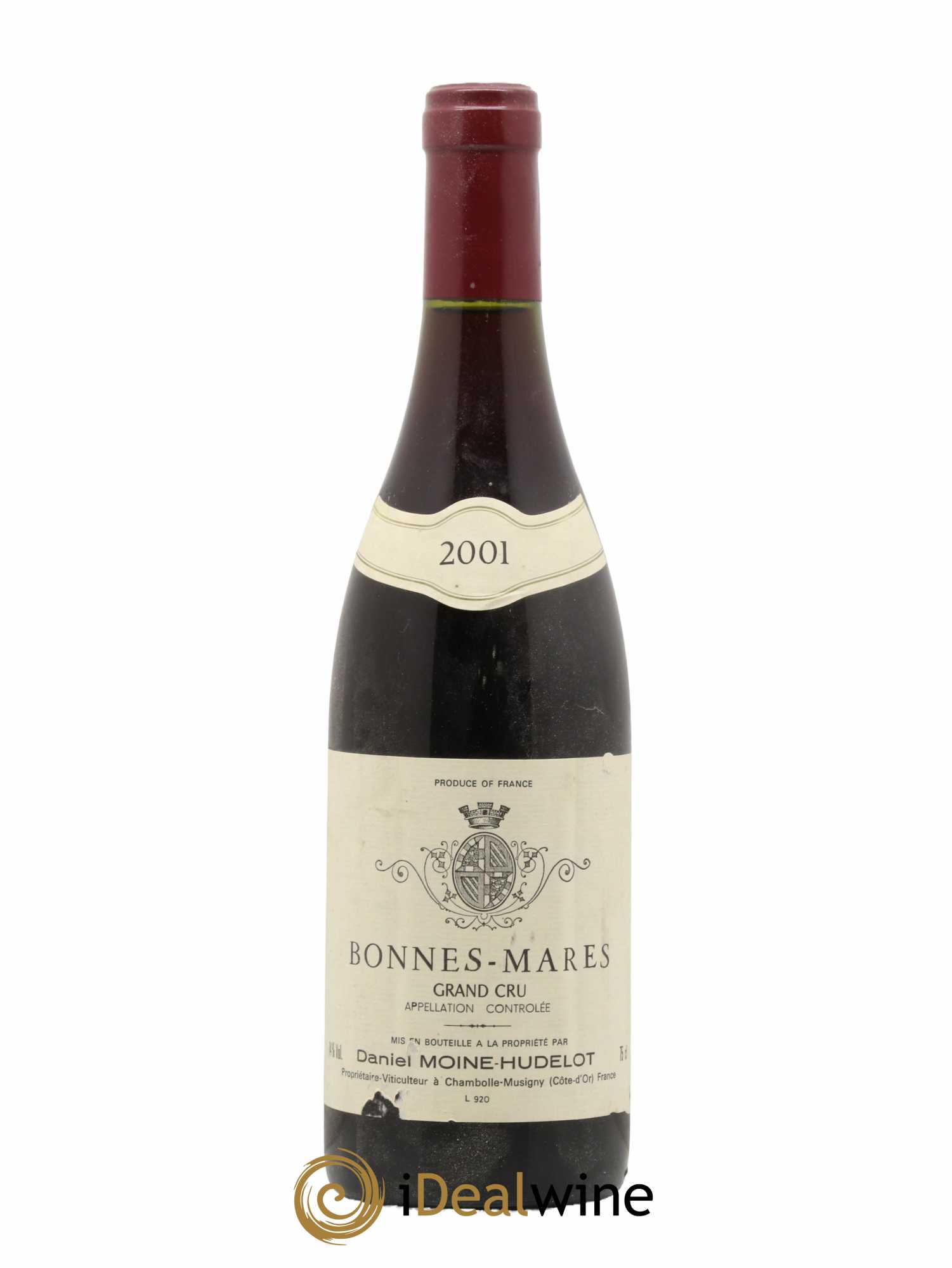 Bonnes-Mares Grand Cru Moine-Hudelot (Domaine) 2001 - Lot de 1 bouteille - 0