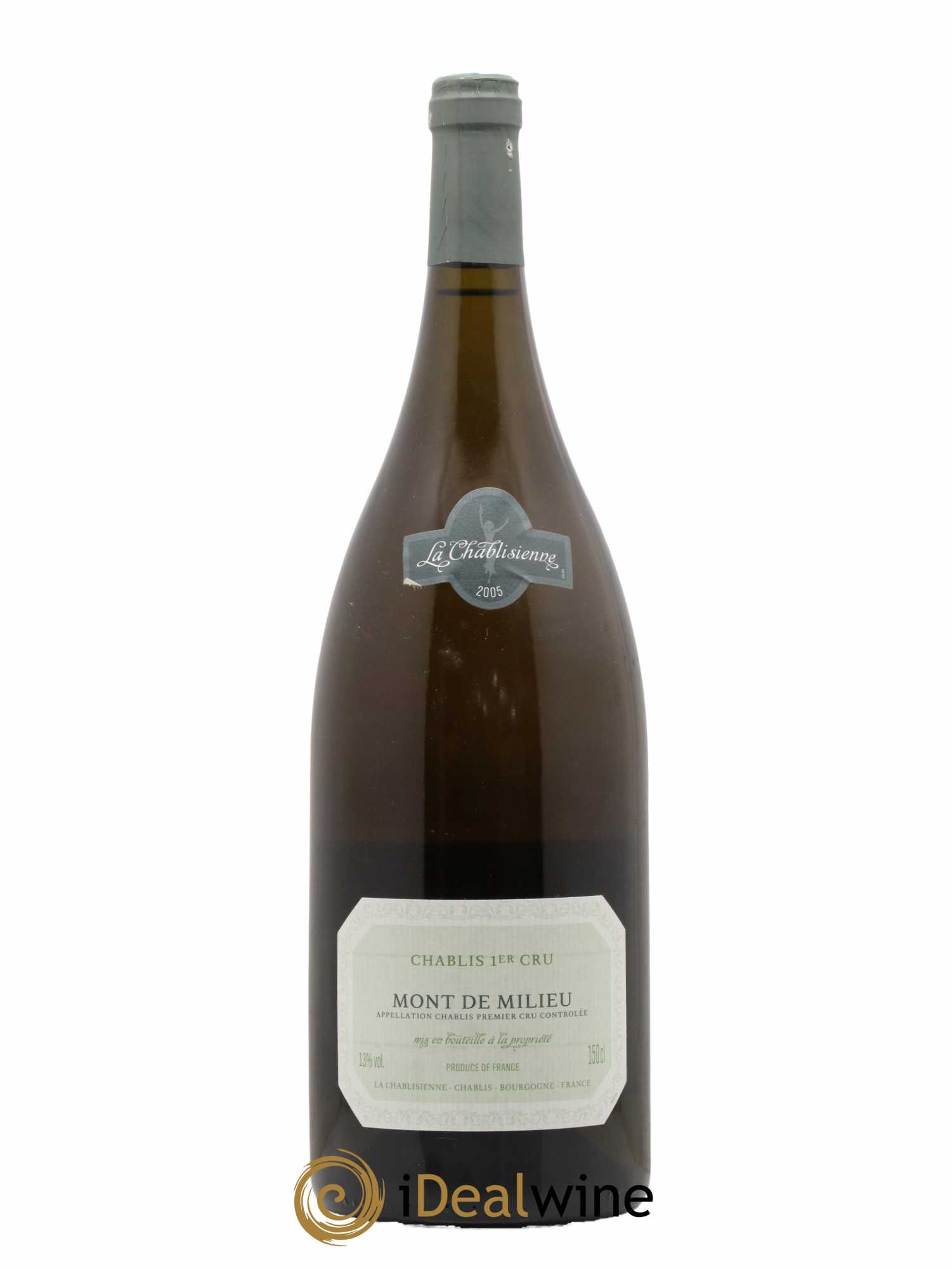Chablis 1er Cru Mont De Milieu La Chablisienne 2005 - Lot de 1 magnum - 0