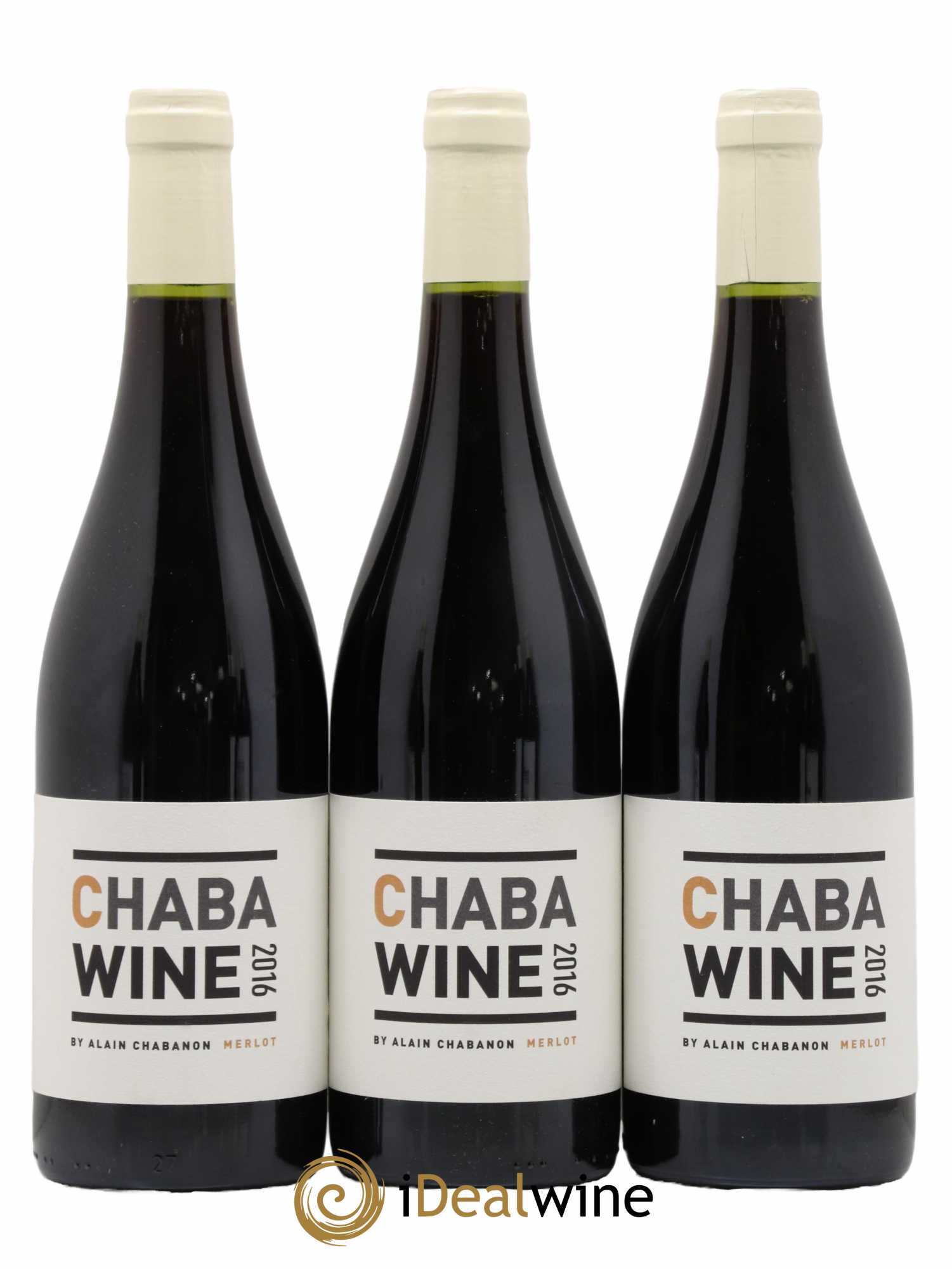 Vin de France Merlot Chabawine Alain Chabanon 2016 - Lot de 6 bouteilles - 1