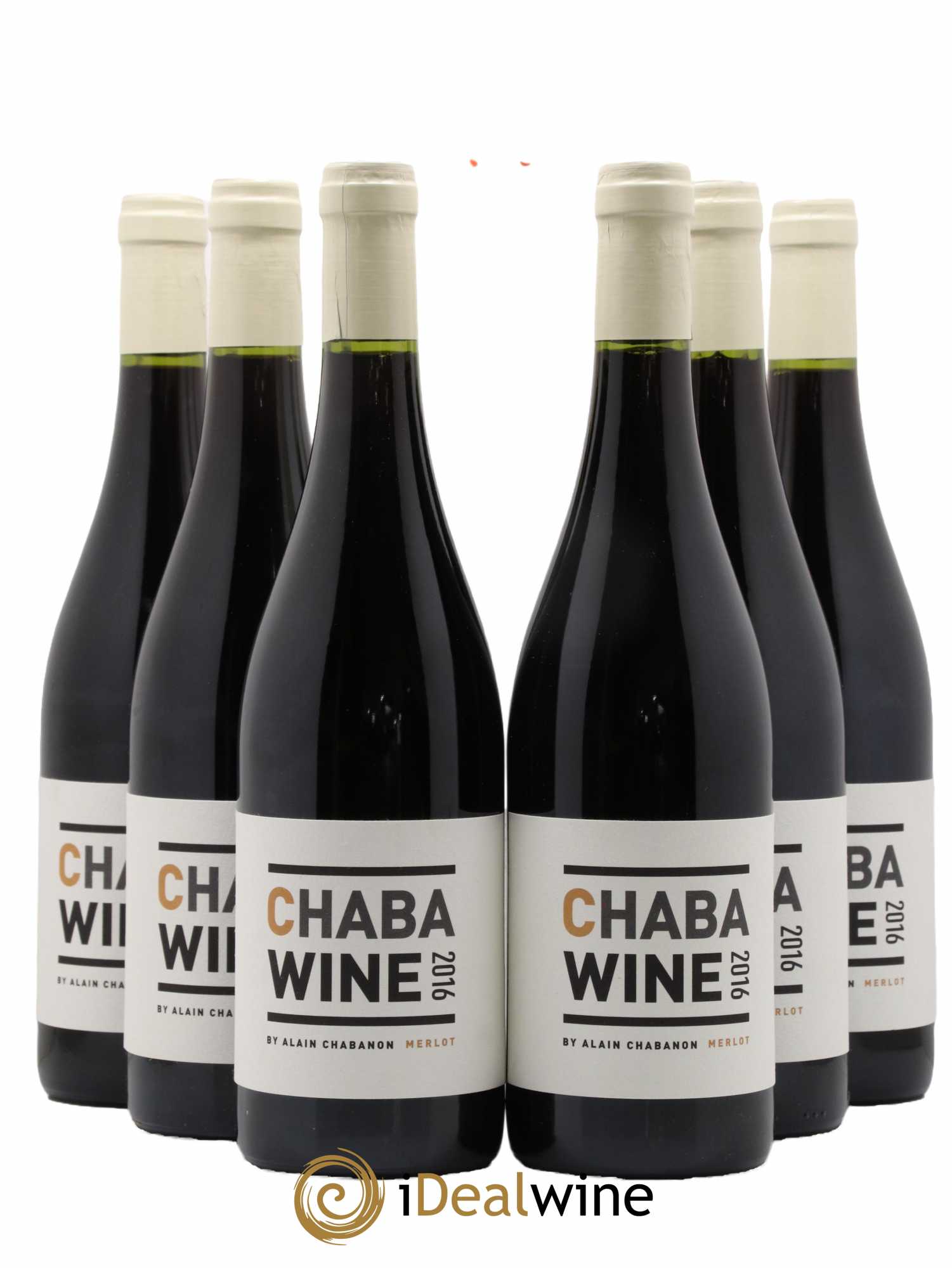 Vin de France Merlot Chabawine Alain Chabanon 2016 - Lot de 6 bouteilles - 0