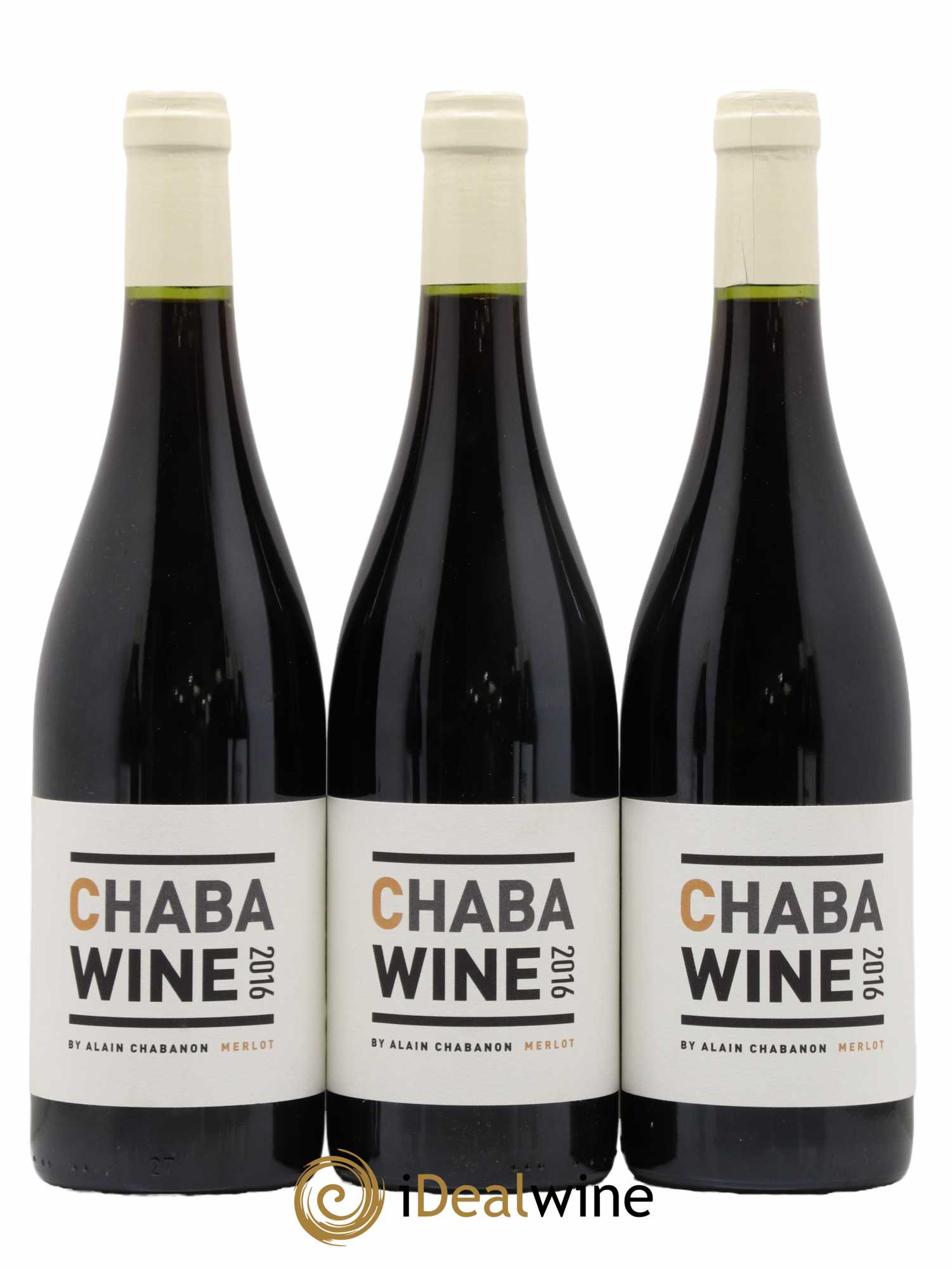 Vin de France Merlot Chabawine Alain Chabanon 2016 - Posten von 6 Flaschen - 2