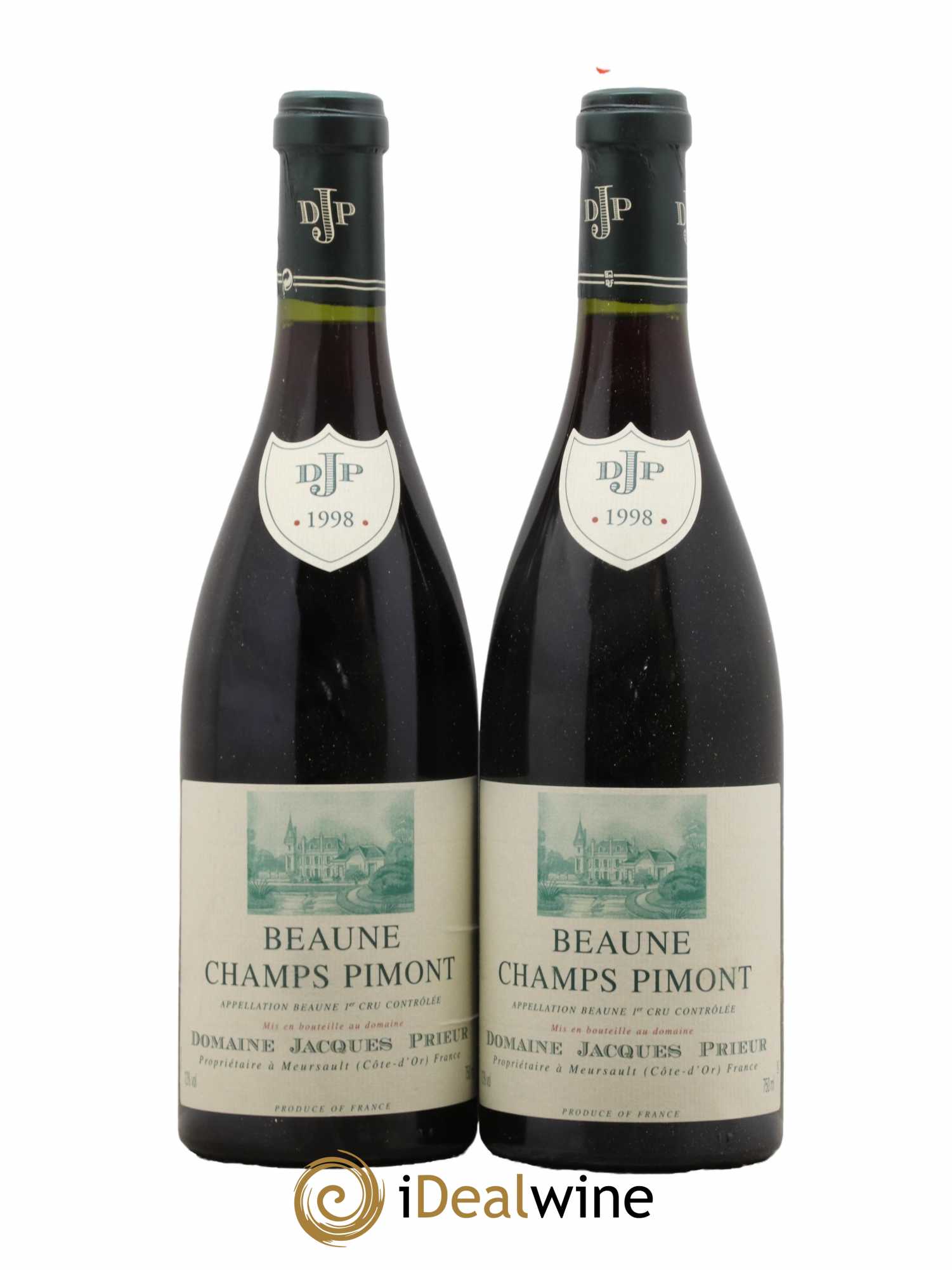 Beaune 1er Cru Champs-Pimont Jacques Prieur (Domaine) 1998 - Lot de 2 bouteilles - 0