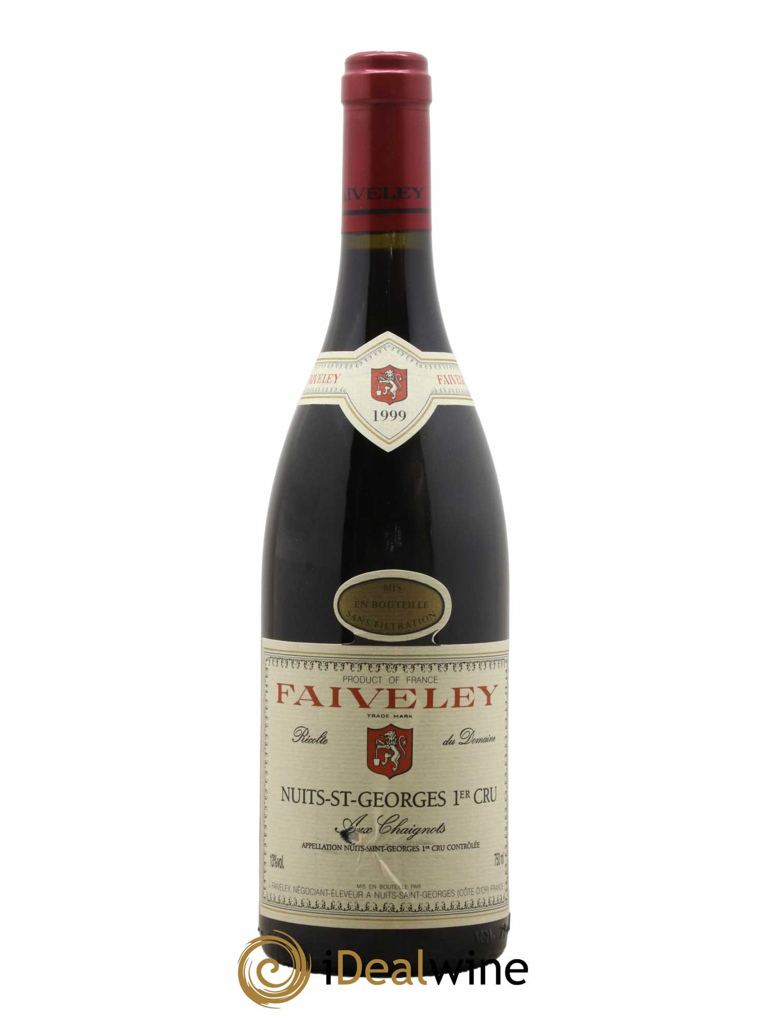 Nuits-Saint-Georges 1er Cru Aux Chaignots Faiveley 1999 - Lot de 1 bouteille - 0