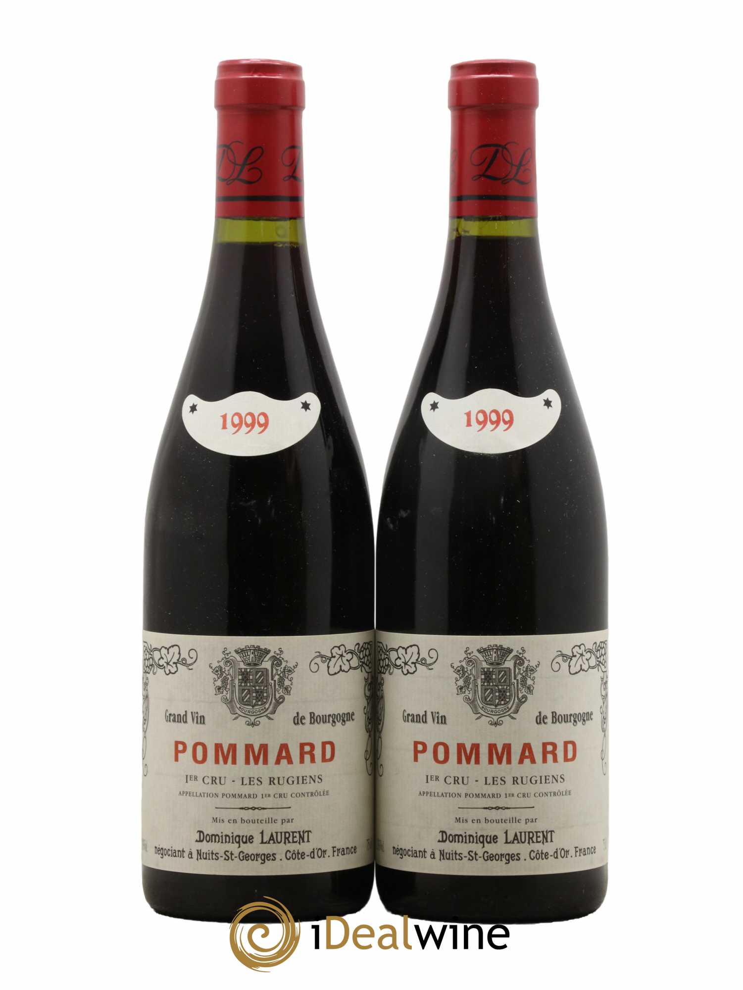 Pommard 1er Cru les Rugiens Laurent Père et Fils 1999 - Lot de 2 bouteilles - 0