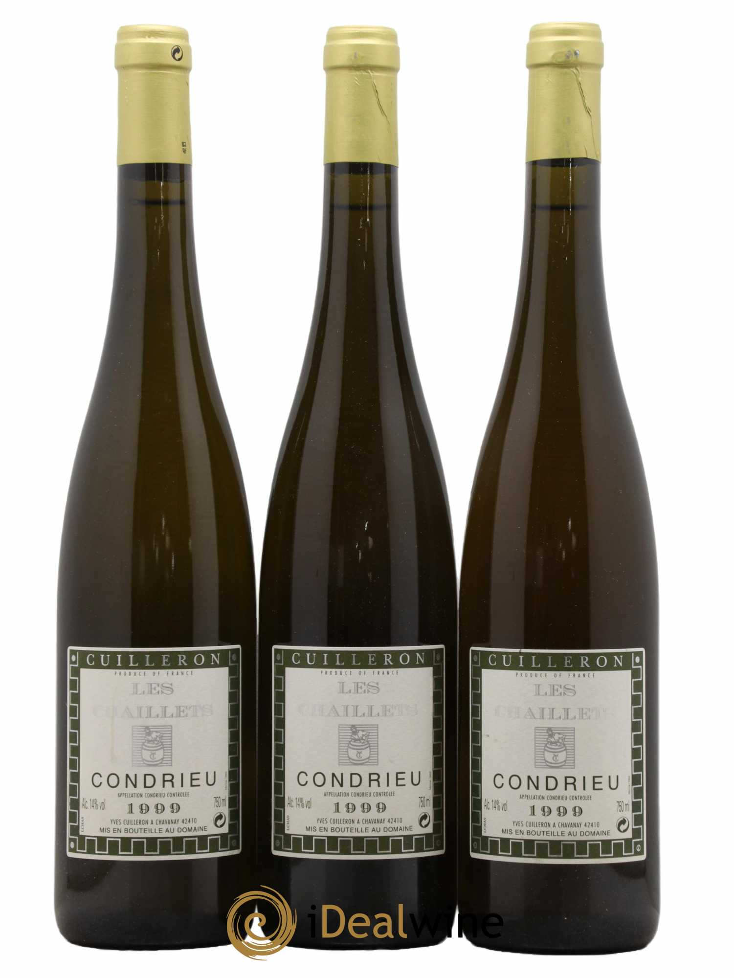 Condrieu Les Chaillets Yves Cuilleron (Domaine) 1999 - Lot de 3 bouteilles - 0