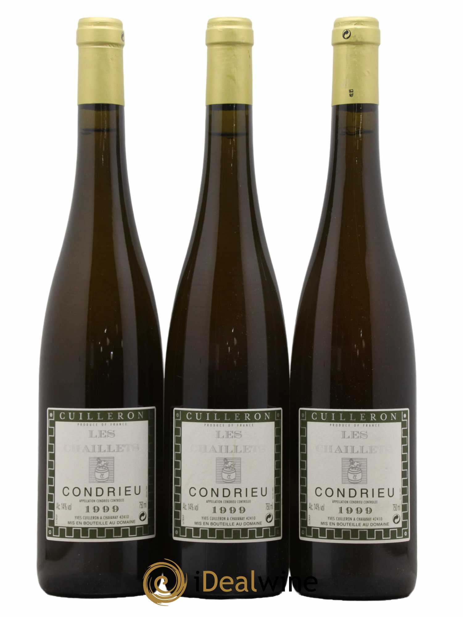 Condrieu Les Chaillets Yves Cuilleron (Domaine) 1999 - Lot de 3 bouteilles - 0
