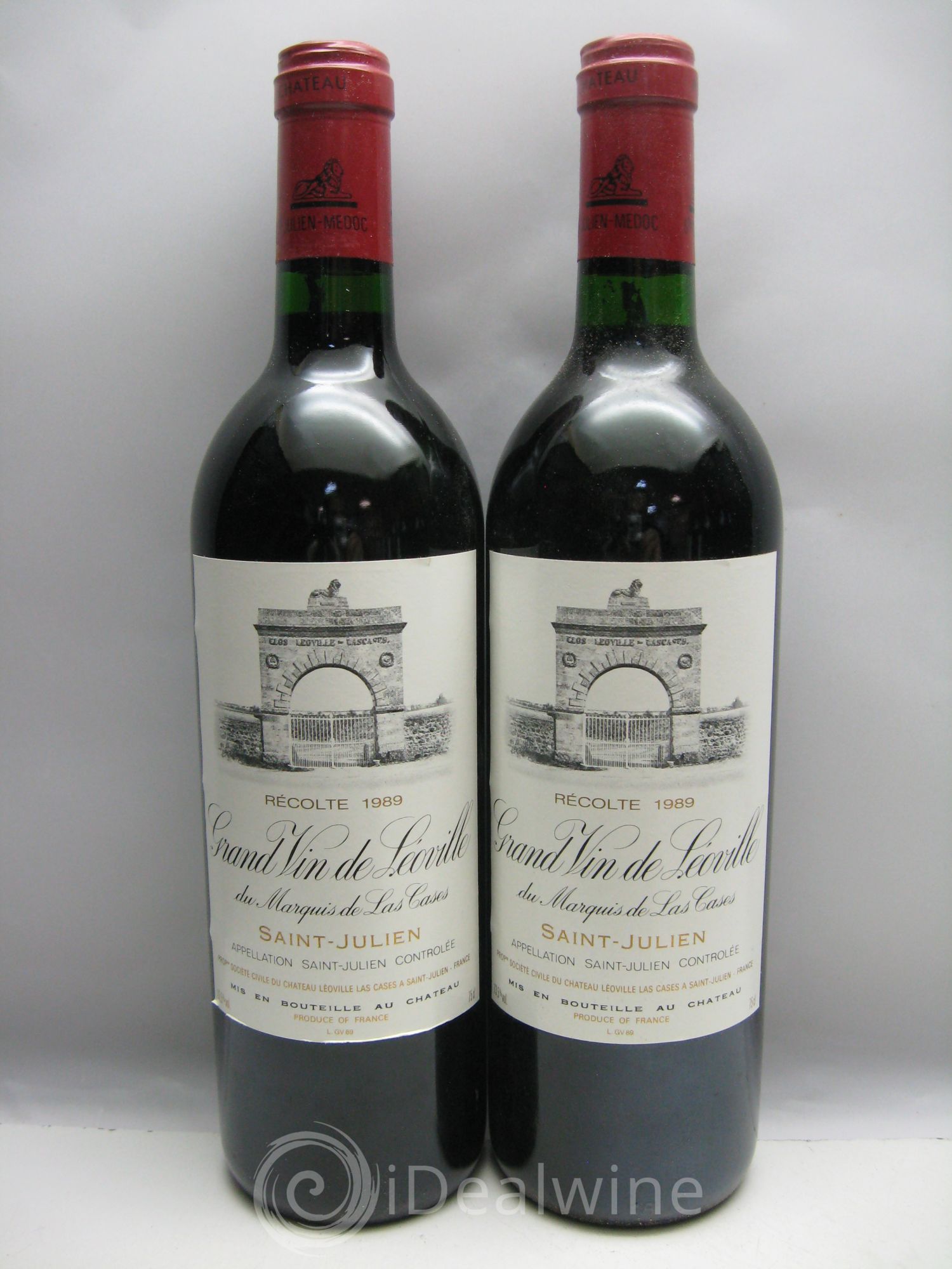 Château Léoville Las Cases 2ème Grand Cru Classé 1989 - Lot de 12 bouteilles - 1