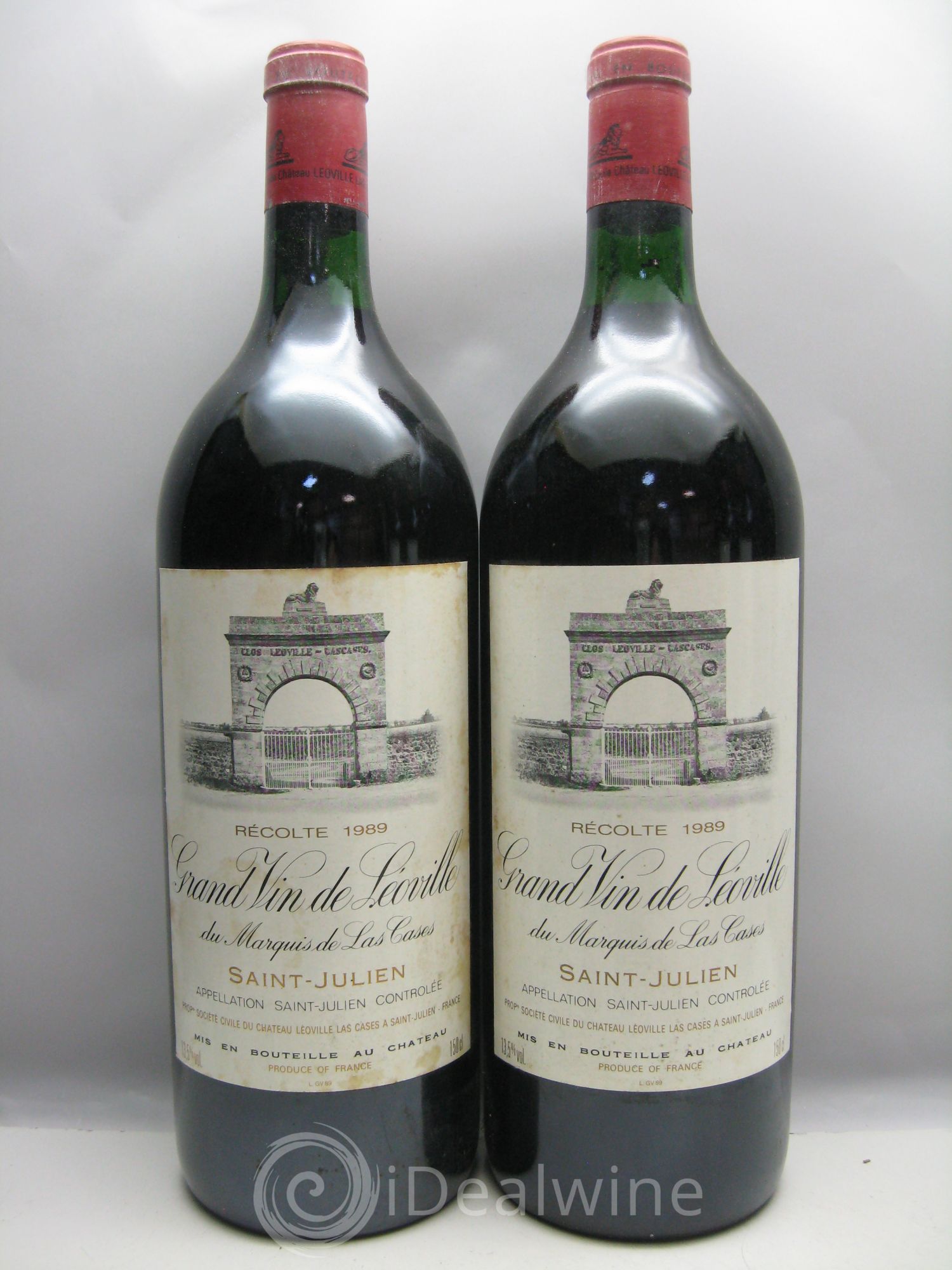 Château Léoville Las Cases 2ème Grand Cru Classé 1989 - Lot de 6 magnums - 1