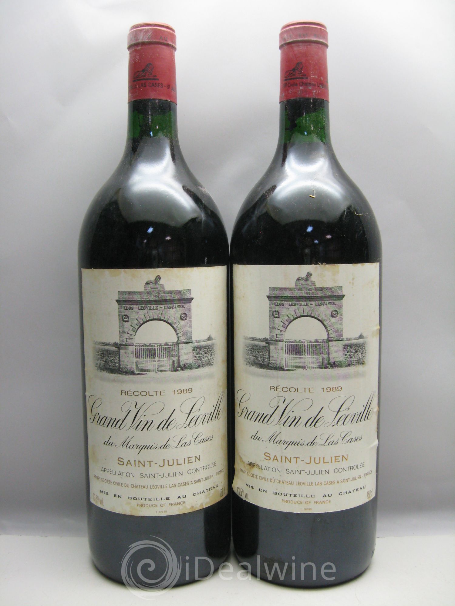 Château Léoville Las Cases 2ème Grand Cru Classé 1989 - Lot de 6 magnums - 2