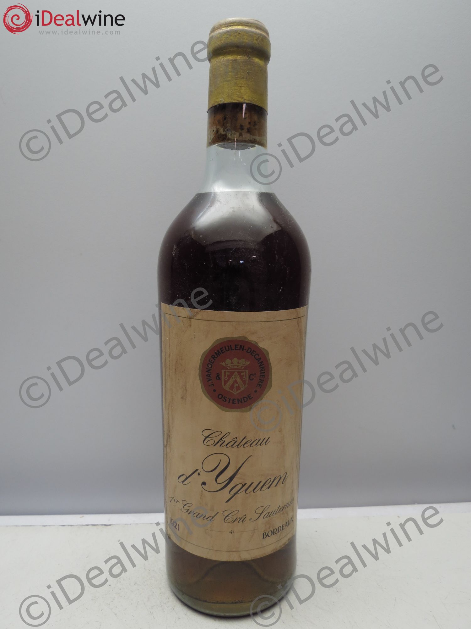 Château d' Yquem 1er Cru Classé Supérieur (mise Vandermeulen) 1921 - Lotto di 1 bottiglia - 0