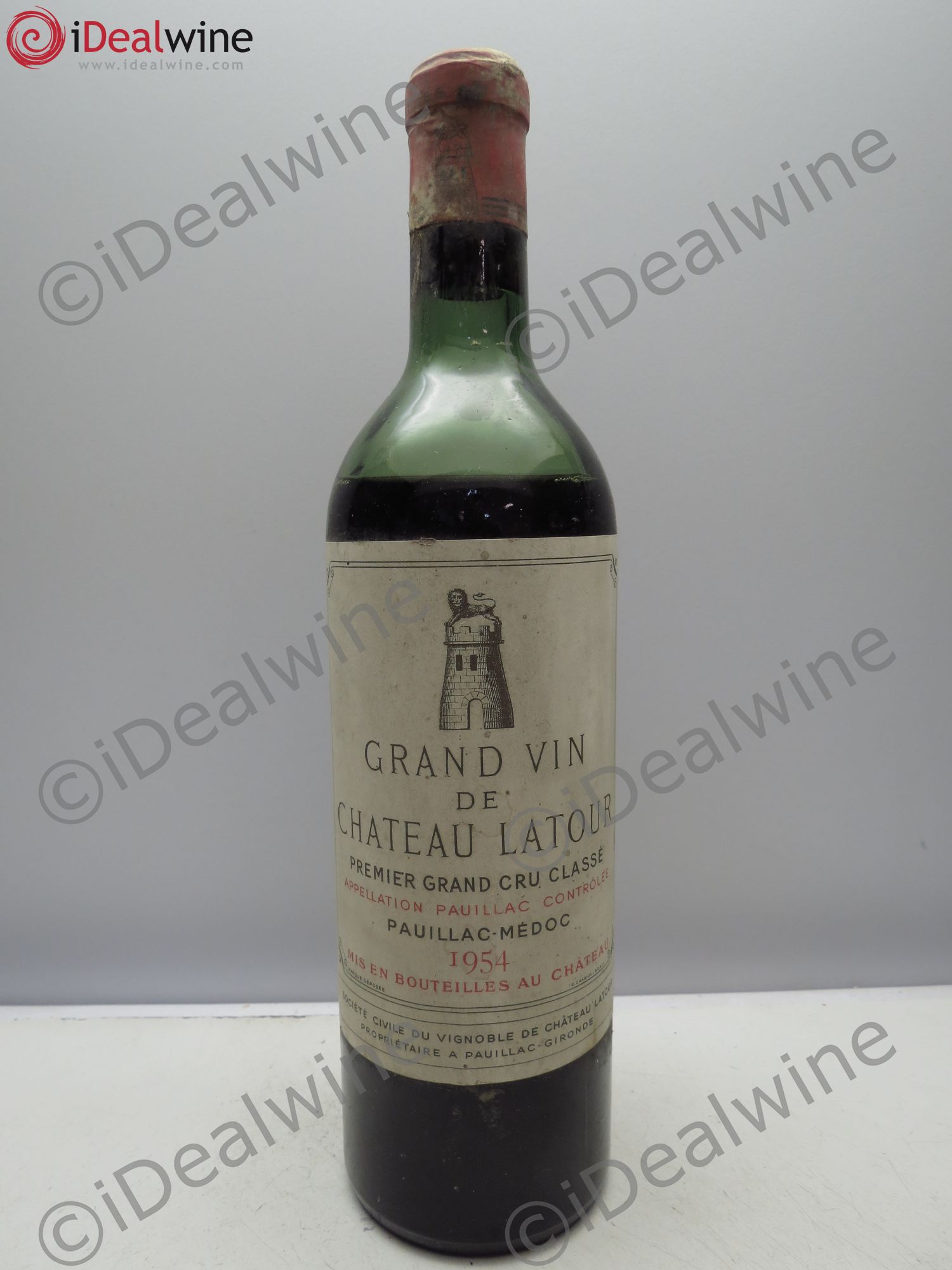 Château Latour 1er Grand Cru Classé 1954 - Lot de 1 bouteille - 0