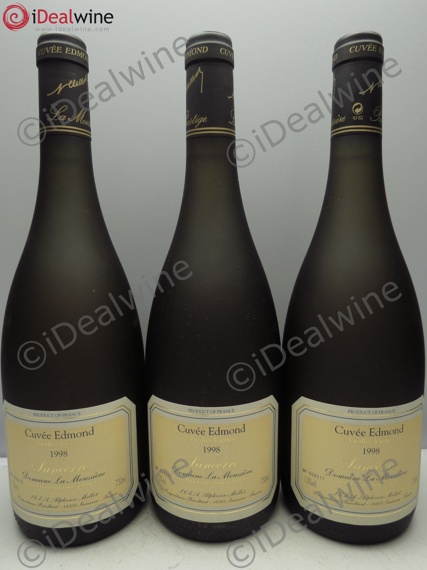 Sancerre Cuvée Edmond Alphonse Mellot 1998 - Posten von 3 Flaschen - 0