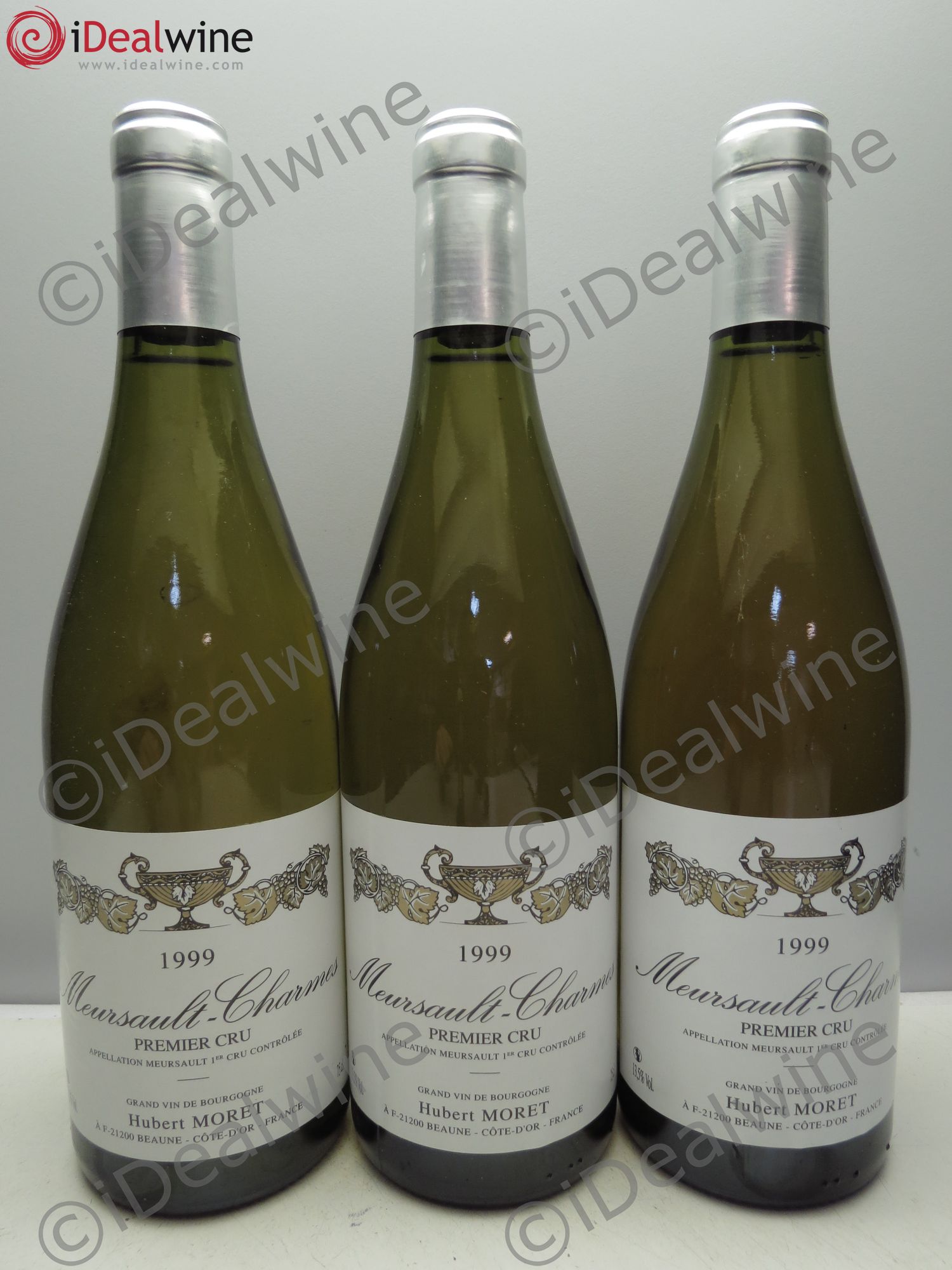 Meursault 1er Cru H.Moret 1999 - Posten von 3 Flaschen - 0