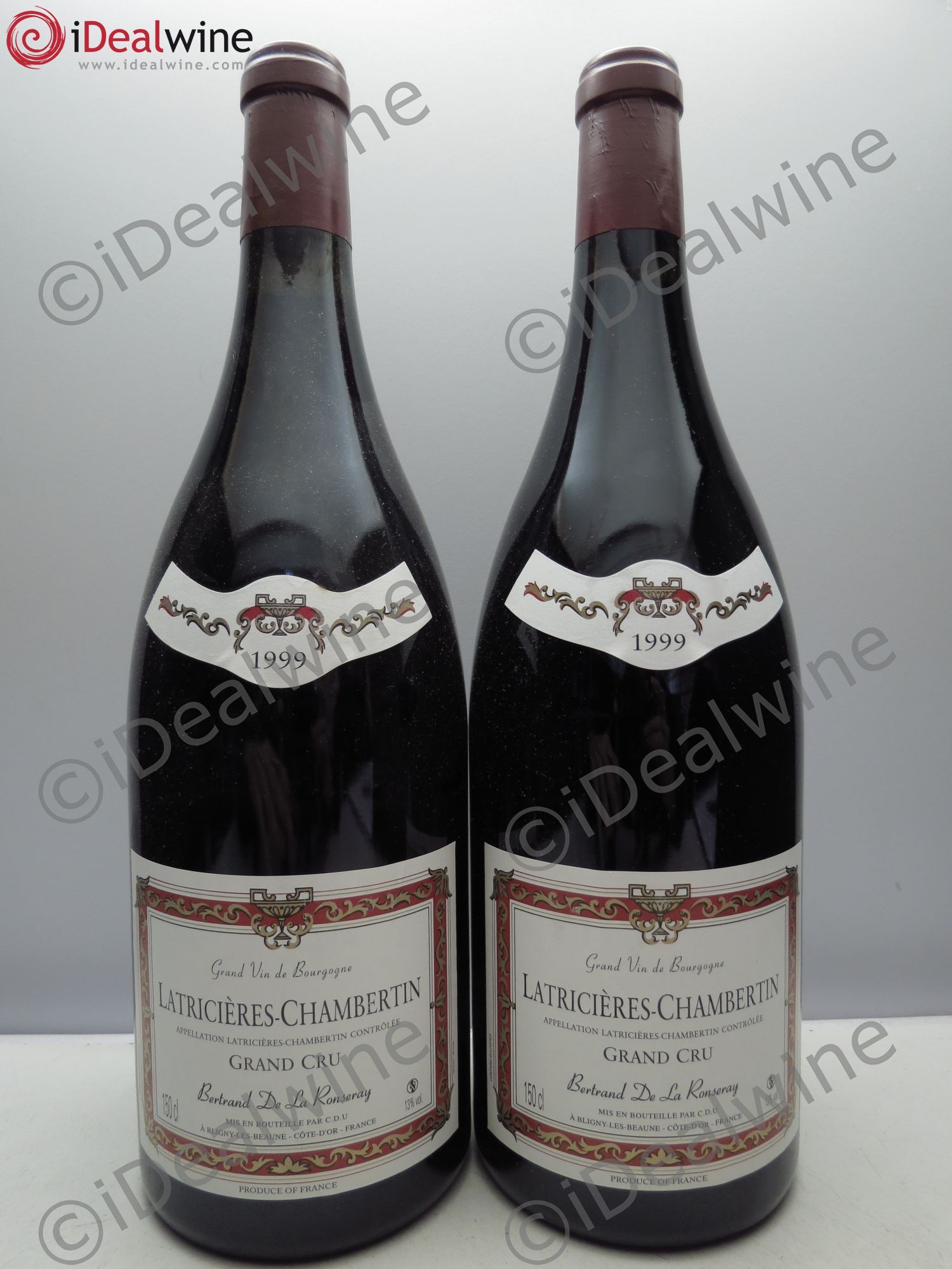 Latricières-Chambertin Grand Cru B.de la Ronceray 1999 - Lot de 2 magnums - 0