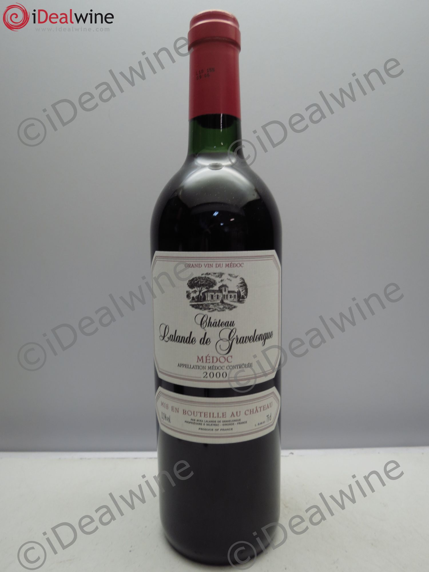 Médoc Château Lalande de Gravelongue 2000 - Lot de 6 bouteilles - 0