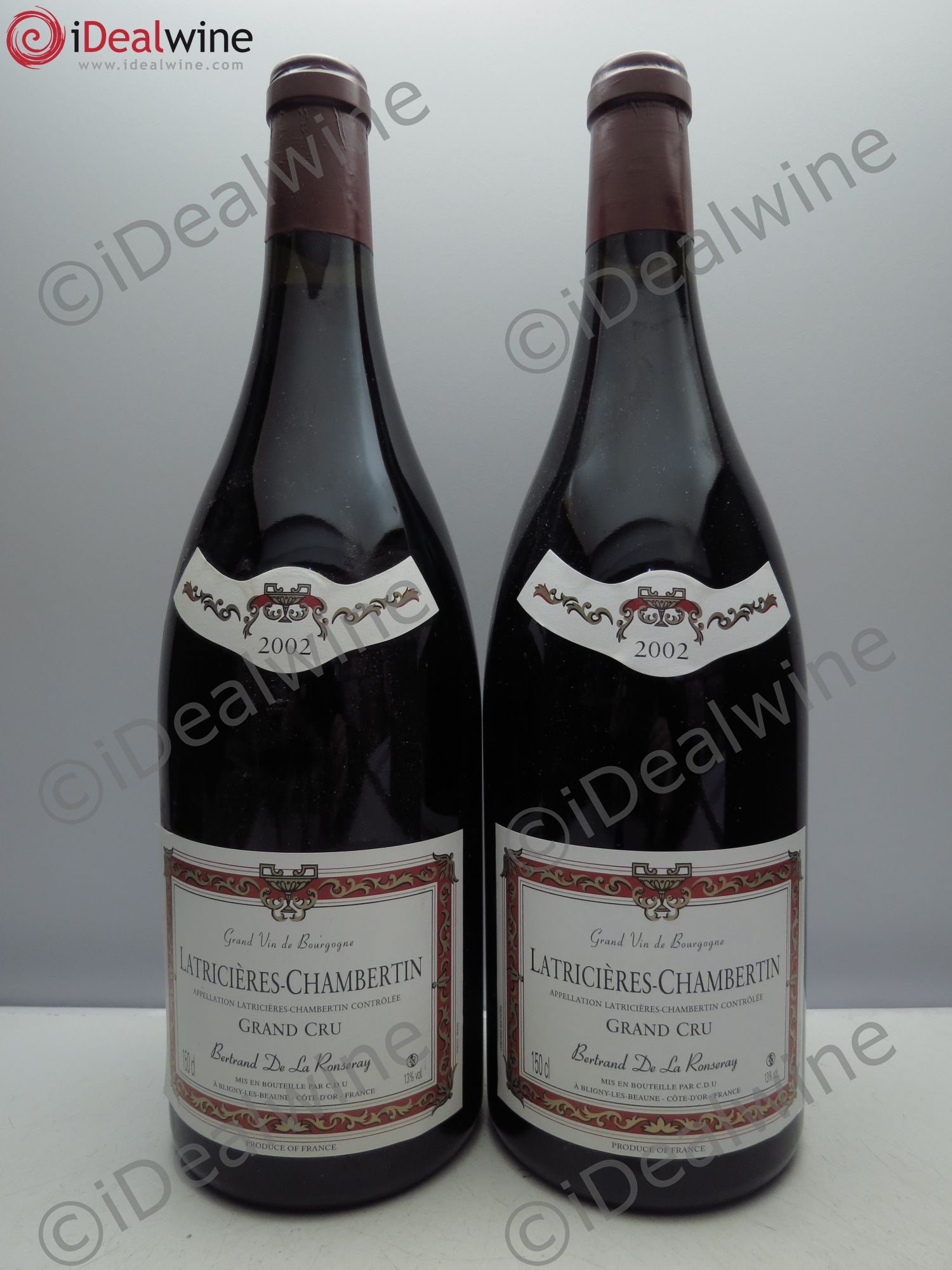 Latricières-Chambertin Grand Cru B.de la Ronceray 2002 - Posten von 2 Magnum - 0
