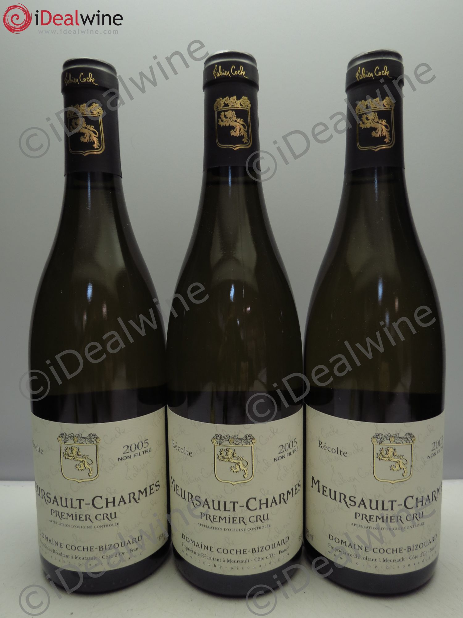Meursault 1er Cru F.Coche-Bizouard 2005 - Posten von 3 Flaschen - 0