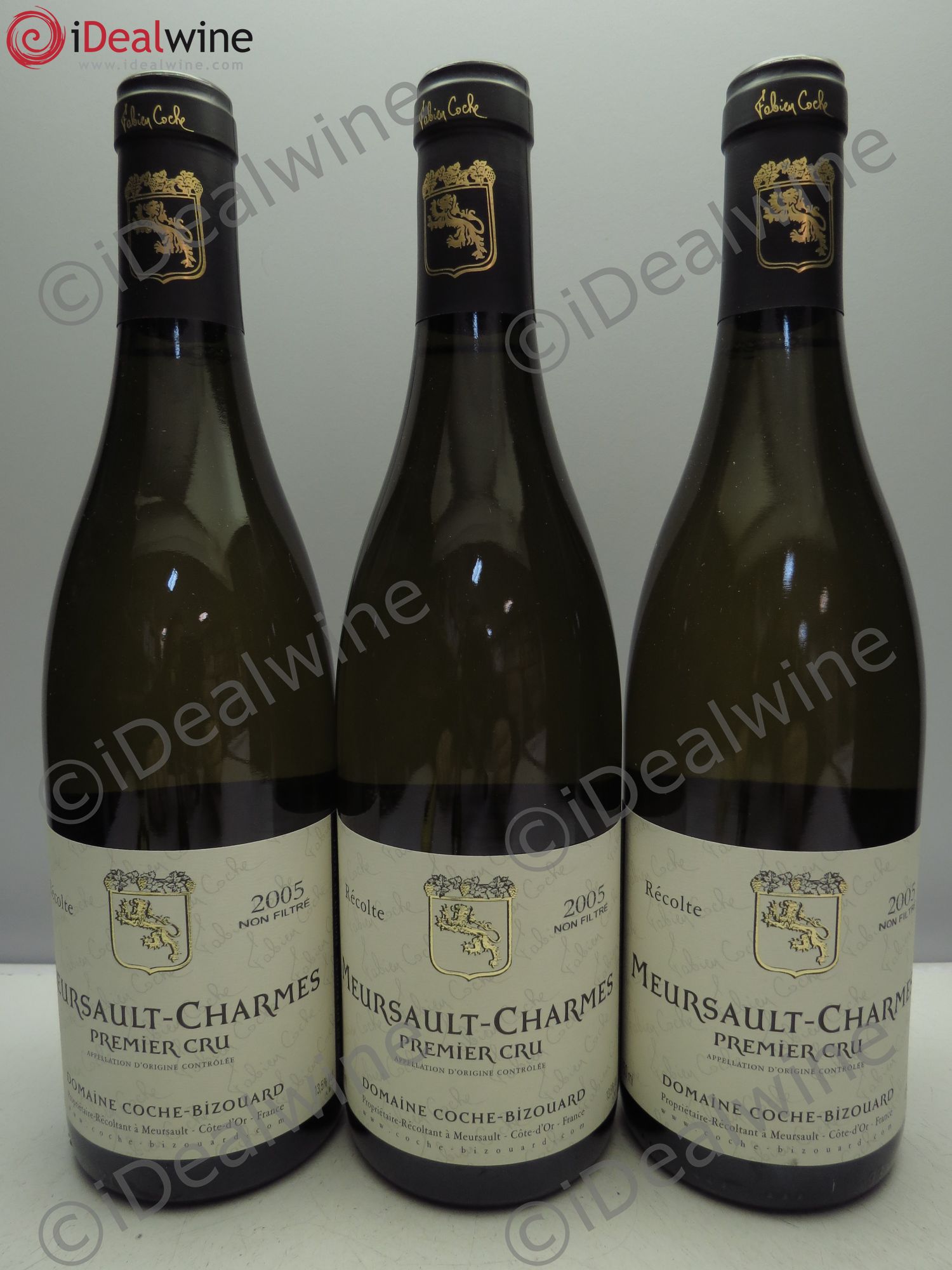 Meursault 1er Cru F.Coche-Bizouard 2005 - Posten von 3 Flaschen - 0