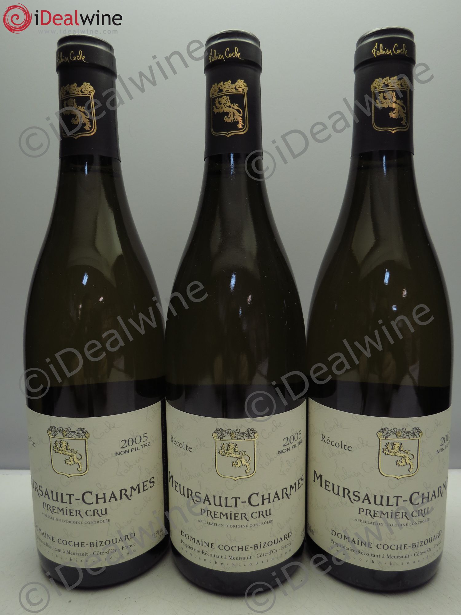 Meursault 1er Cru F.Coche-Bizouard 2005 - Posten von 3 Flaschen - 0