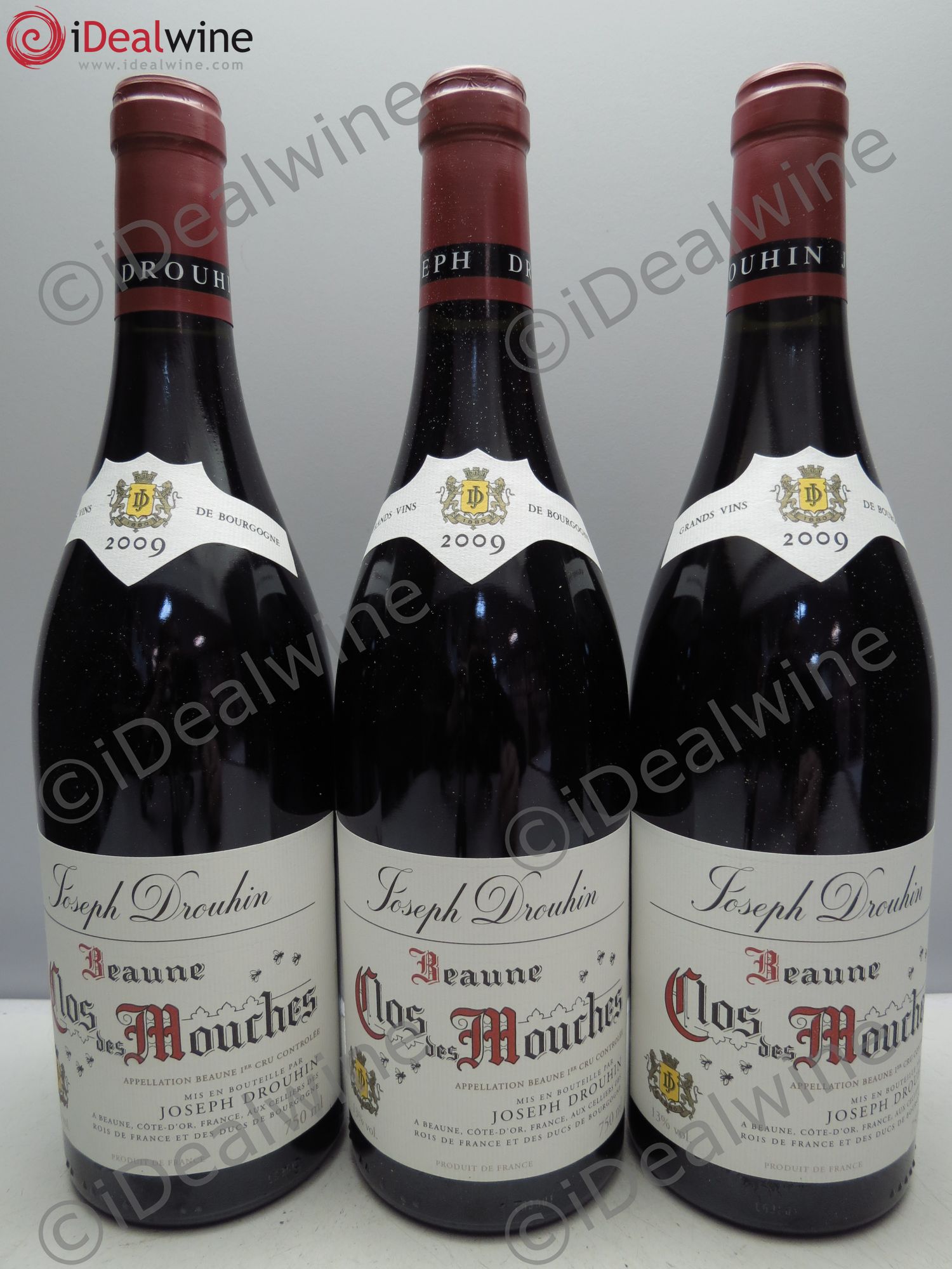 Beaune 1er Cru Clos des Mouches Joseph Drouhin 2009 - Lot de 3 bouteilles - 0