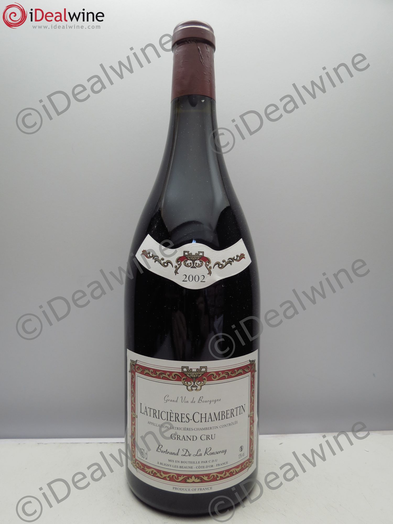 Latricières-Chambertin Grand Cru Bertrand de la Ronseray 2002 - Lot de 1 magnum - 0