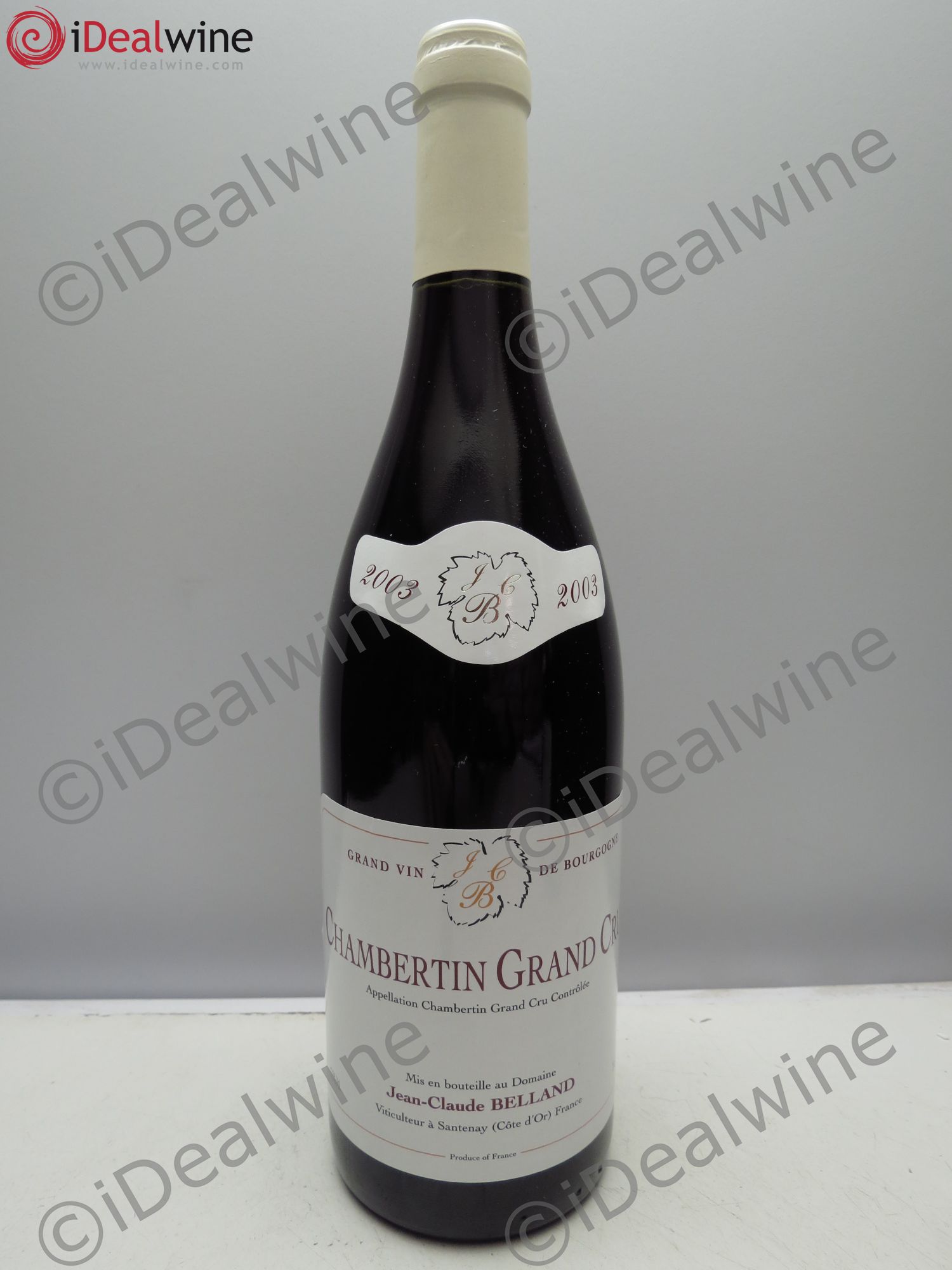 Chambertin Grand Cru Belland 2003 - Lot de 1 bouteille - 0