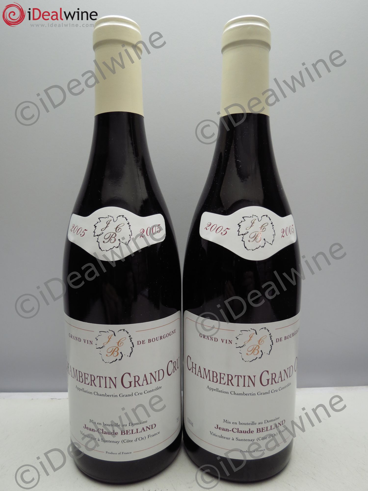 Chambertin Grand Cru Belland 2005 - Lot de 2 bouteilles - 0