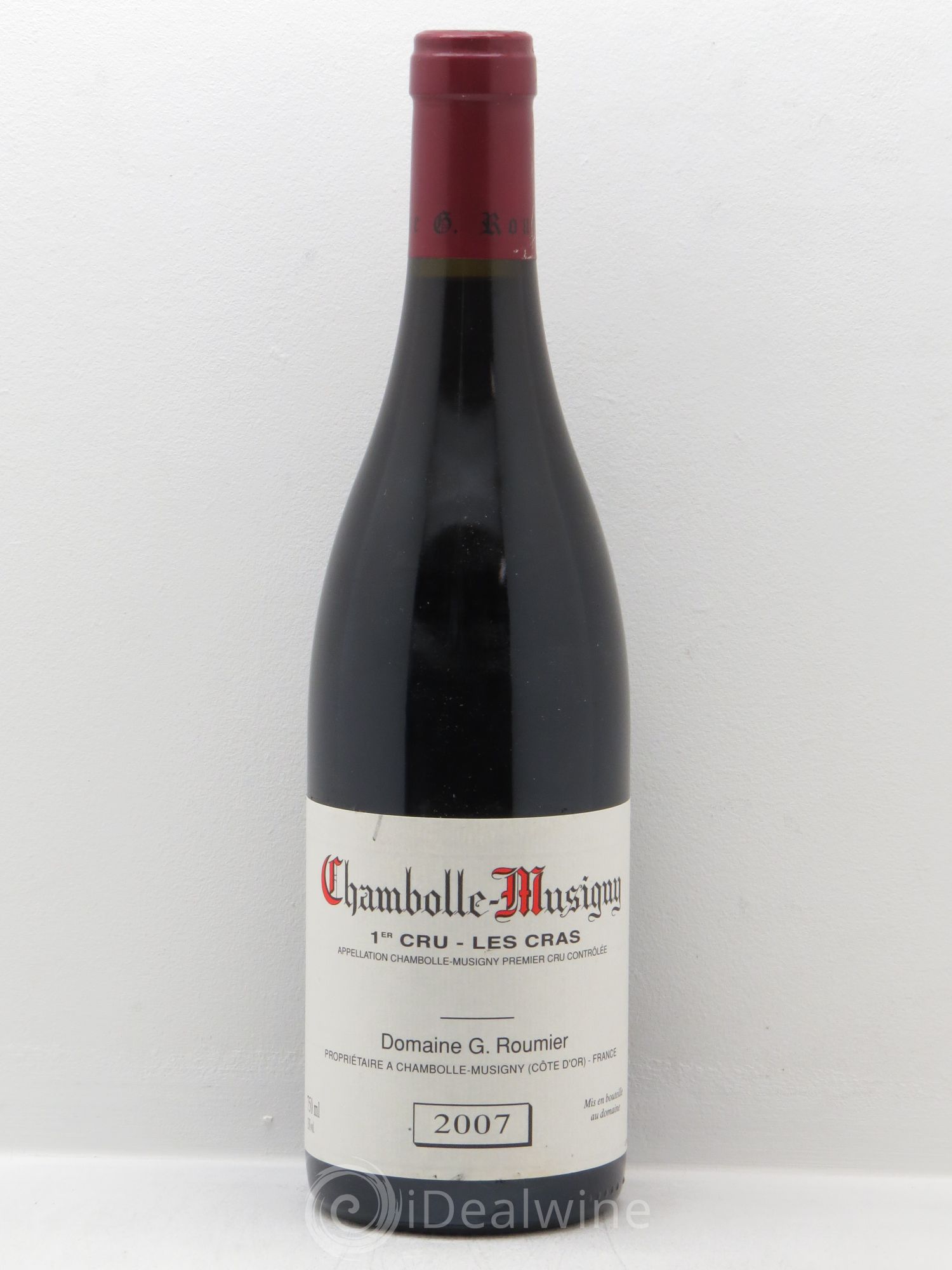 Chambolle-Musigny 1er Cru Les Cras Georges Roumier (Domaine) 2007 - Lot de 1 bouteille - 0