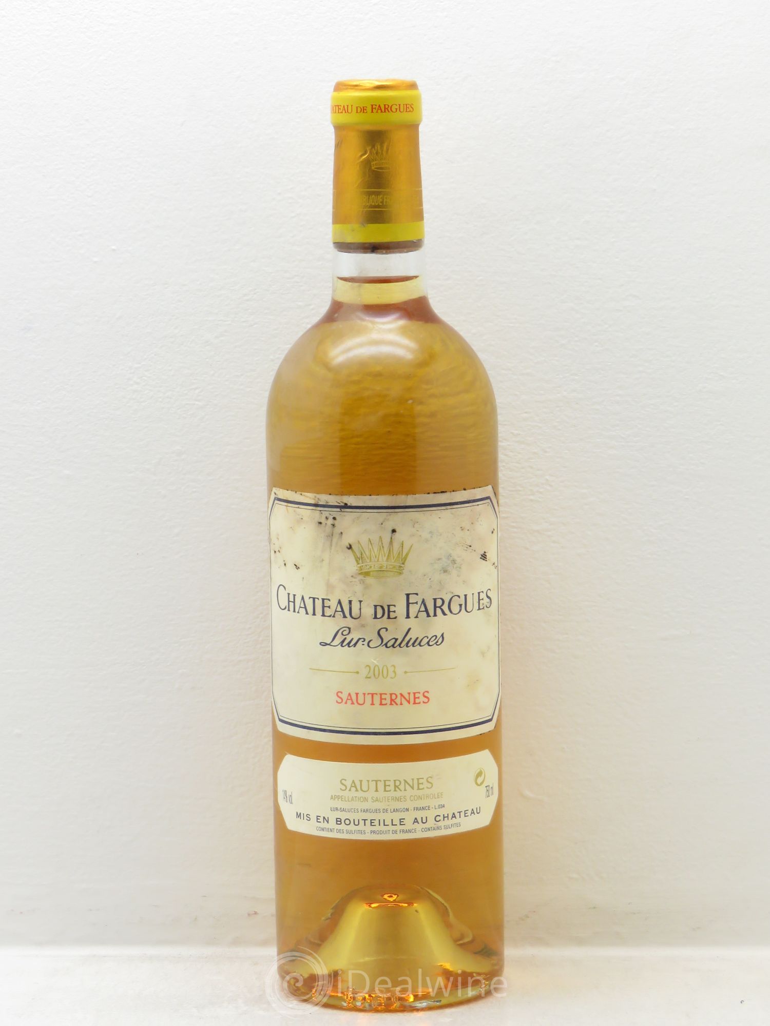 Château de Fargues 2003 - Posten von 1 Flasche - 0