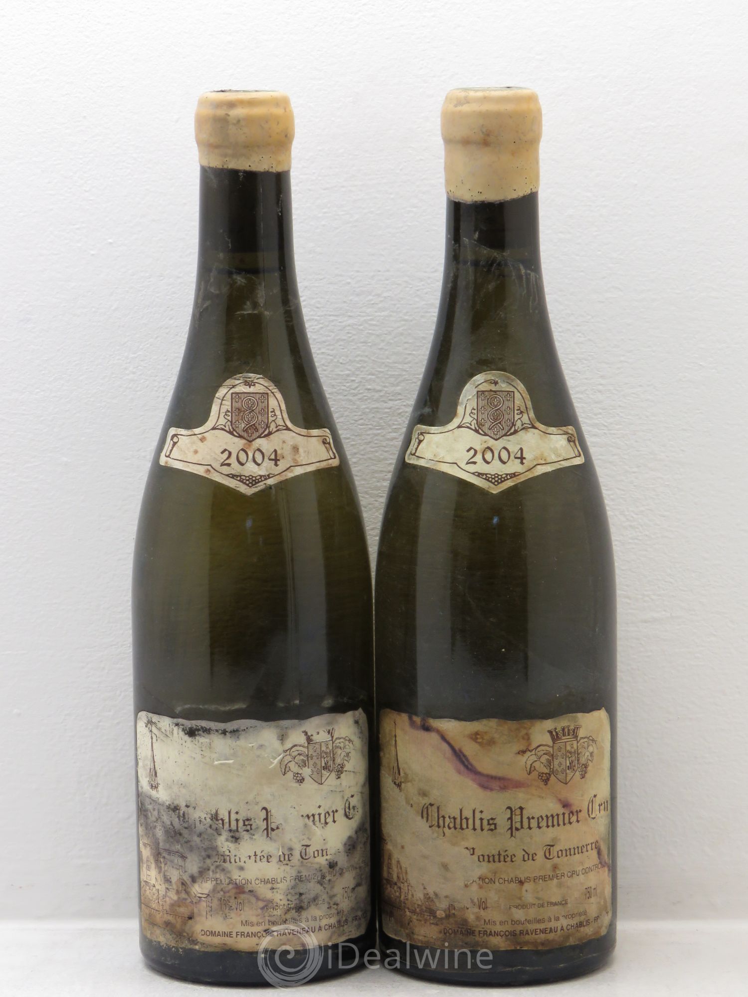 Chablis 1er Cru Montée de Tonnerre Raveneau (Domaine) (sans prix de réserve) 2004 - Lot de 2 bouteilles - 0