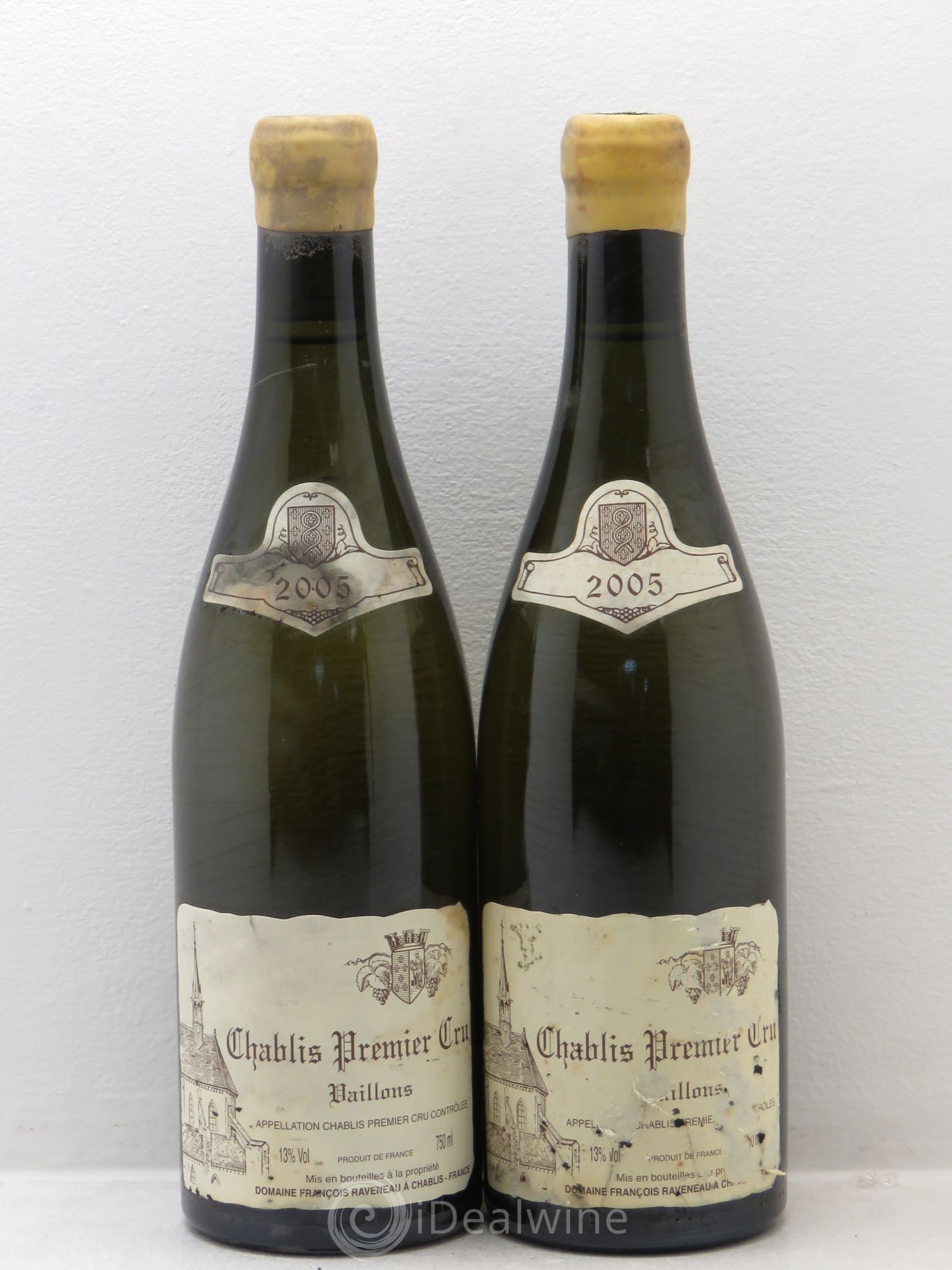 Chablis 1er Cru Vaillons Raveneau (Domaine) 2005 - Lot de 2 bouteilles - 0
