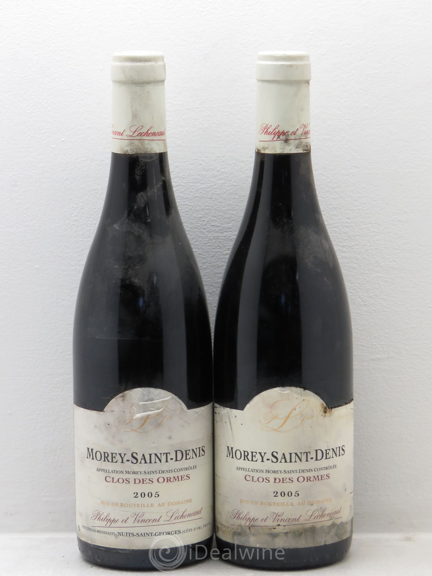 Morey-Saint-Denis Clos des ormes Lecheneaut 2005 - Lot de 2 bouteilles - 0