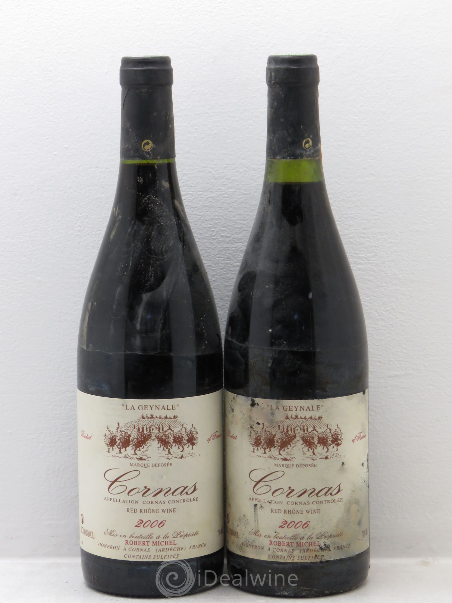 Cornas La Geynale Robert Michel 2006 - Lot de 2 bouteilles - 0