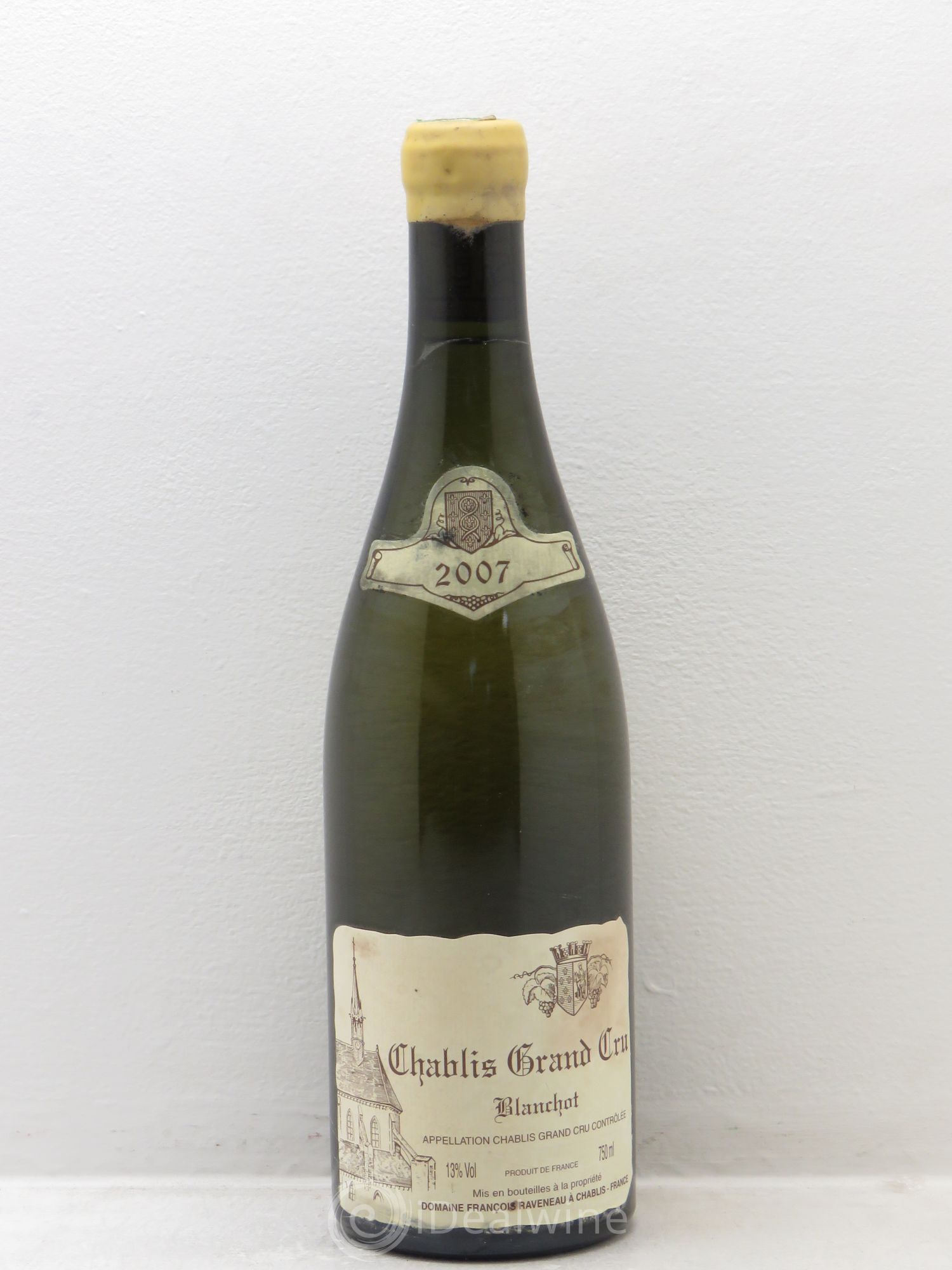 Chablis Grand Cru Blanchot Raveneau (Domaine) 2007 - Lot de 1 bouteille - 0