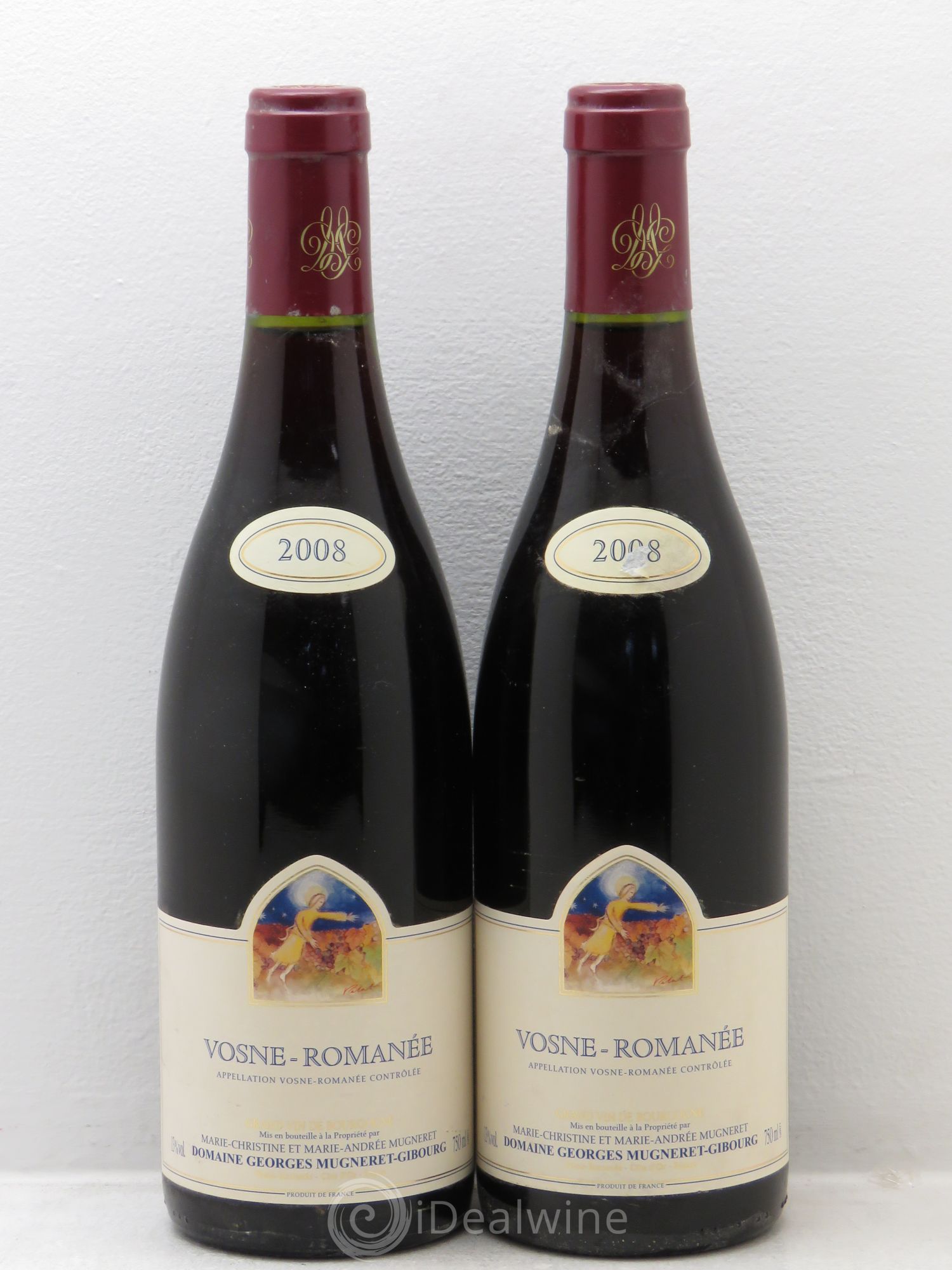 Vosne-Romanée Mugneret-Gibourg (Domaine) 2008 - Lot de 2 bouteilles - 0