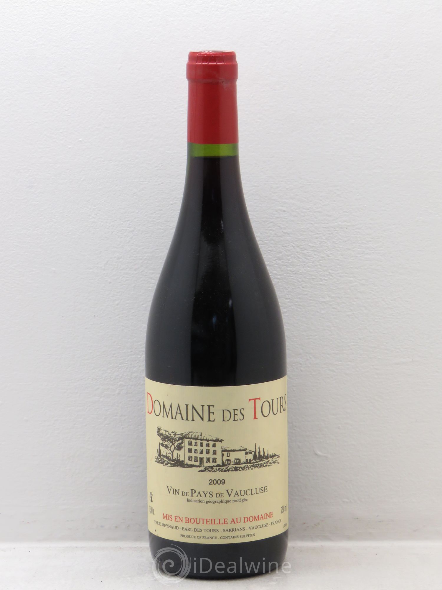 IGP Vaucluse (Vin de Pays de Vaucluse) Domaine des Tours Emmanuel Reynaud 2009 - Lot de 1 bouteille - 0