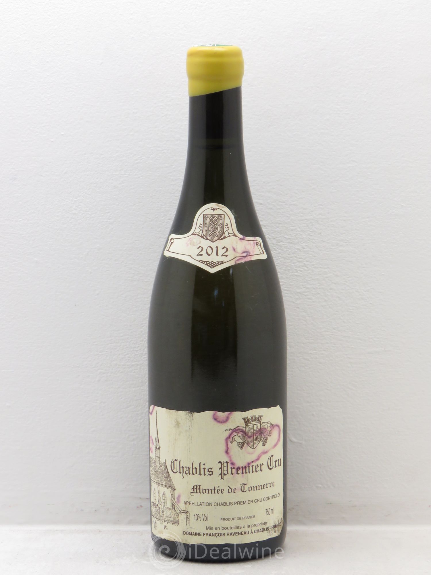 Chablis 1er Cru Montée de Tonnerre Raveneau (Domaine) 2012 - Posten von 1 Flasche - 0
