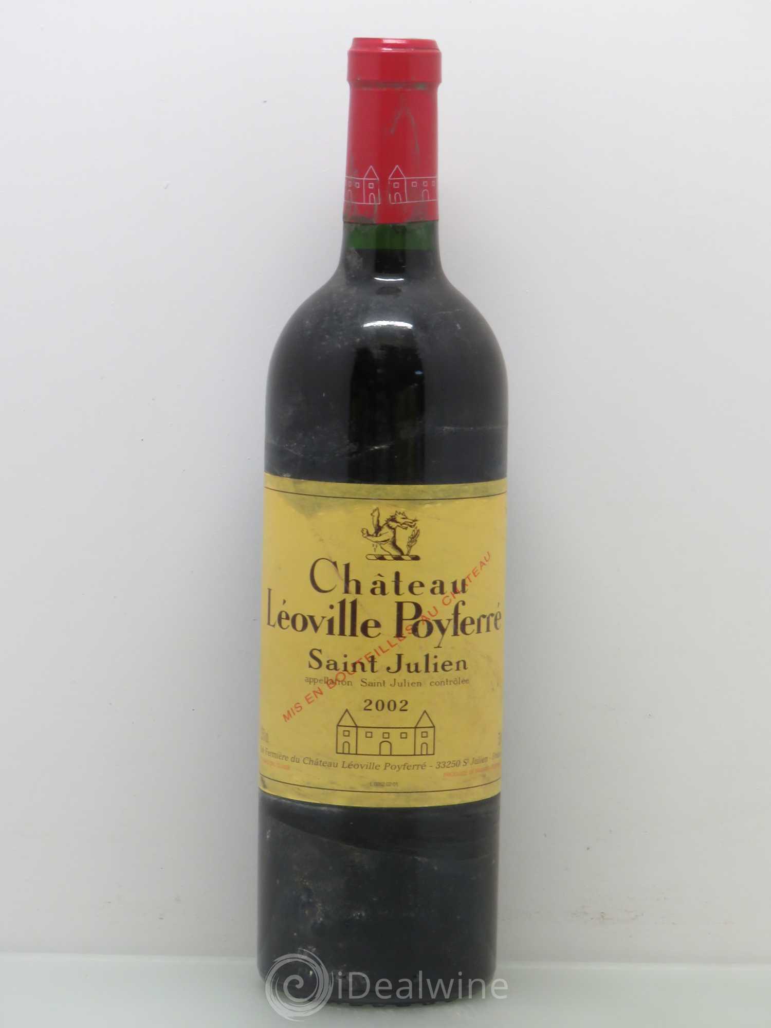 Château Léoville Poyferré 2ème Grand Cru Classé 2002 - Lot de 1 bouteille - 0