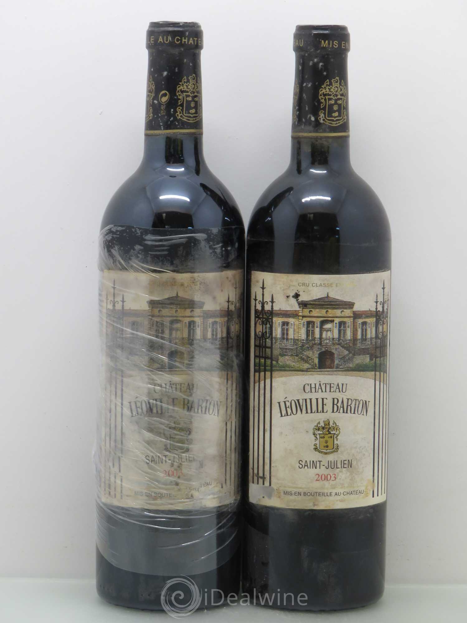 Château Léoville Barton 2ème Grand Cru Classé 2003 - Lot de 2 bouteilles - 0