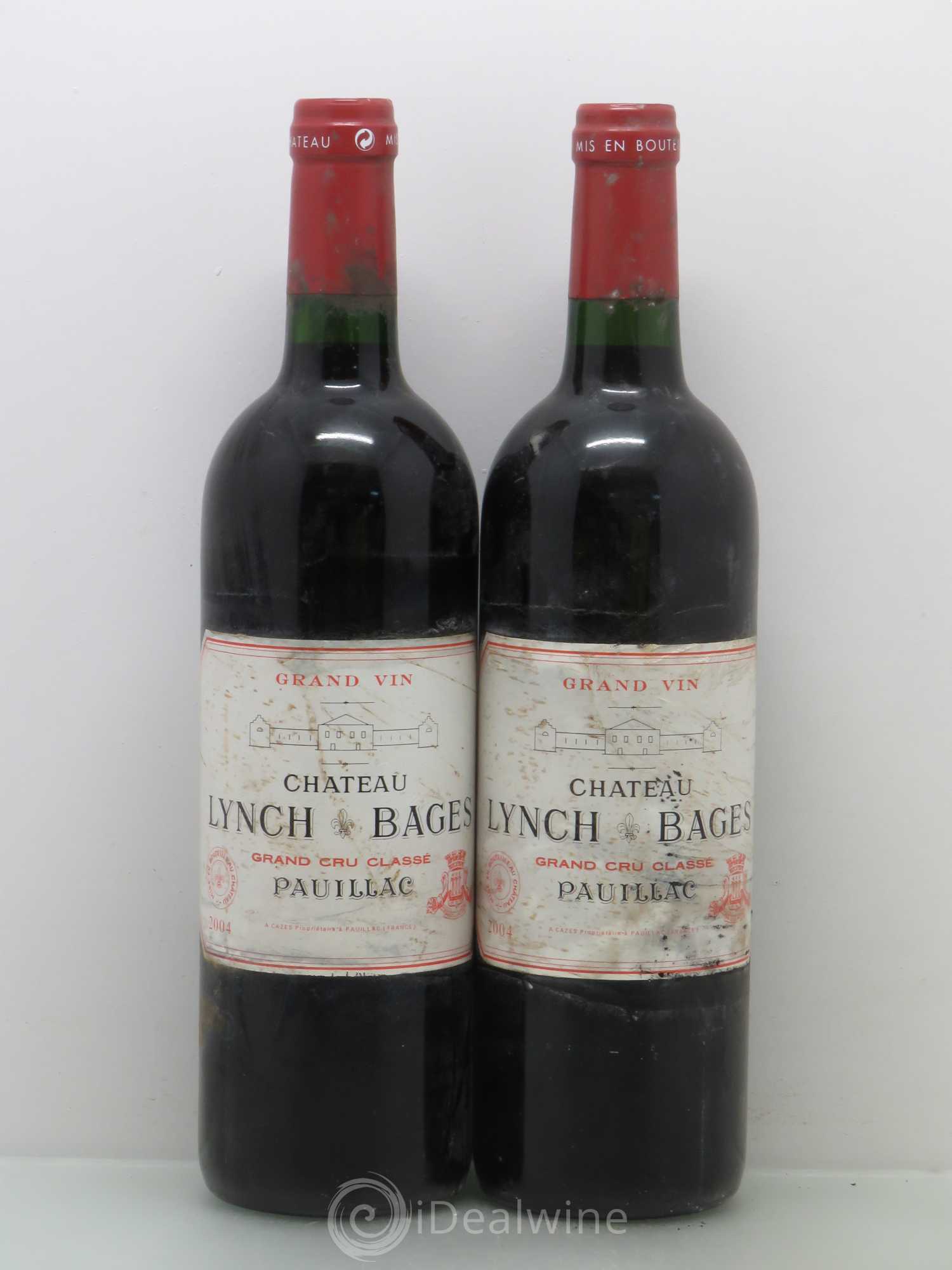 Château Lynch Bages 5ème Grand Cru Classé 2004 - Lot de 2 bouteilles - 0