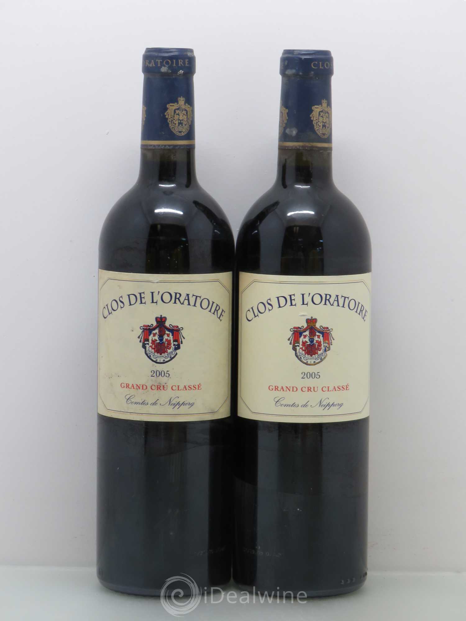 Clos de l'Oratoire Grand Cru Classé 2005 - Lot de 2 bouteilles - 0