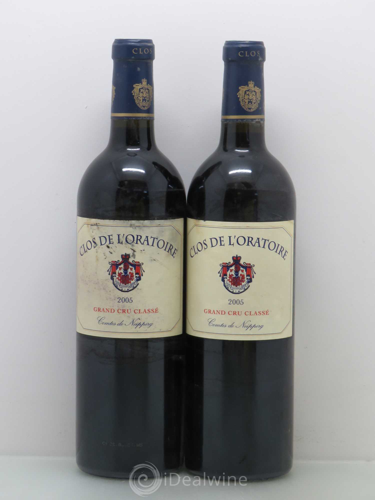 Clos de l'Oratoire Grand Cru Classé 2005 - Lot de 2 bouteilles - 0