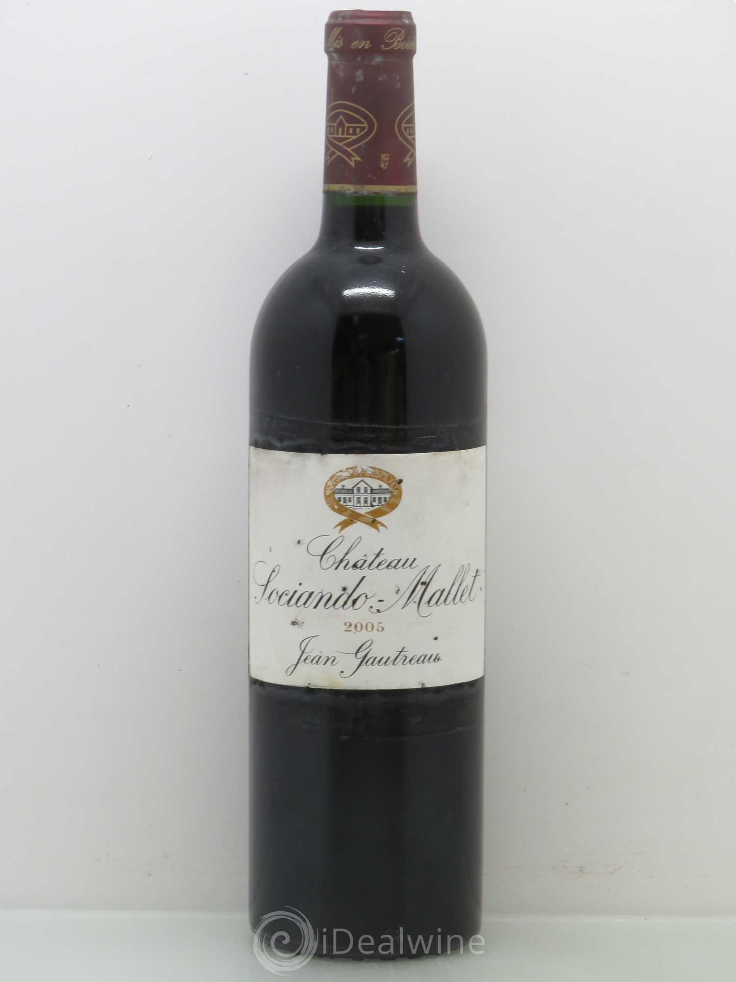 Château Sociando Mallet 2005 - Lot de 1 bouteille - 0